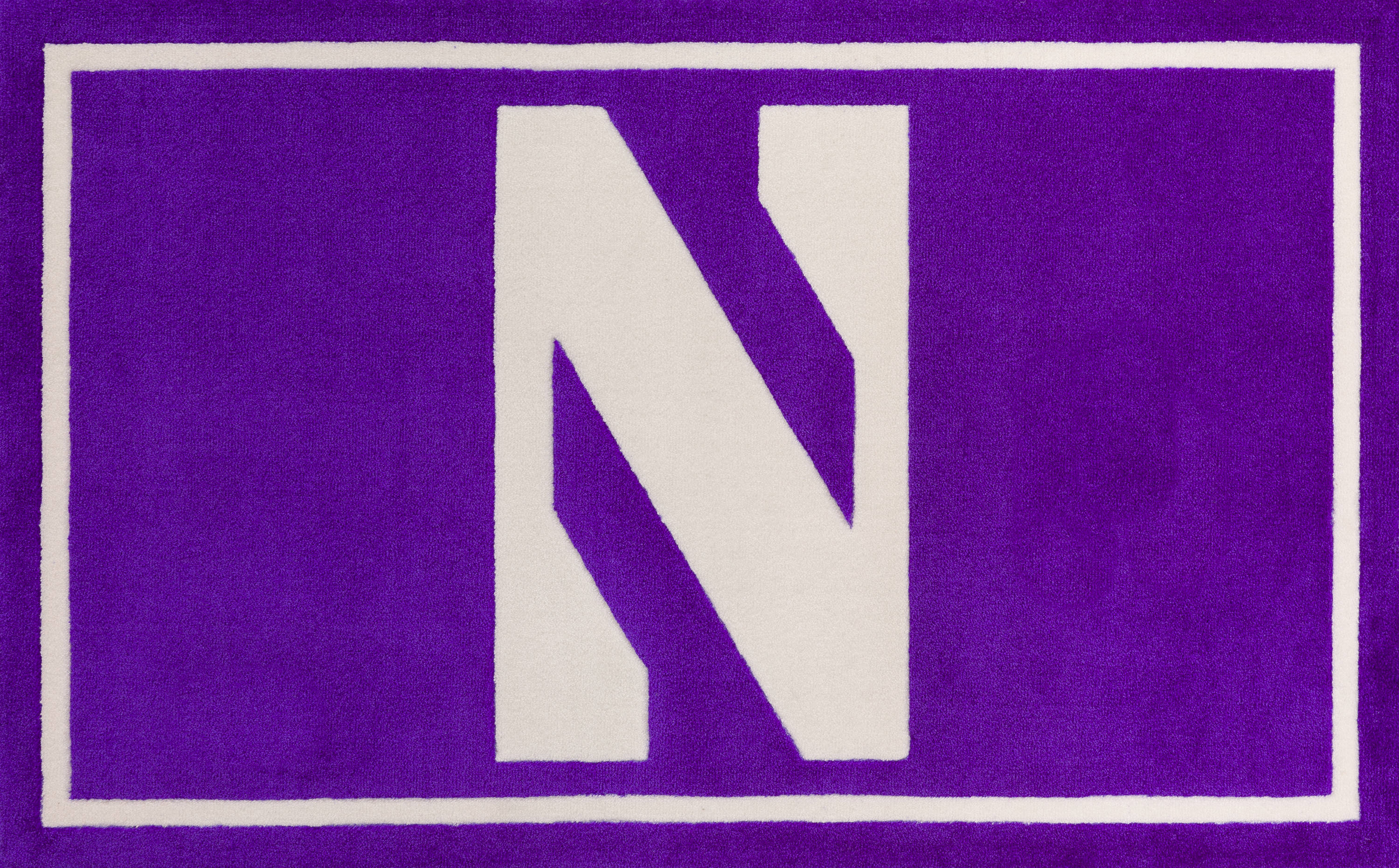 Addison Rugs ACP1NW4X6 Northwestern Wildcats Campus 3 x 5 Purple Indoor Sports Area Rug