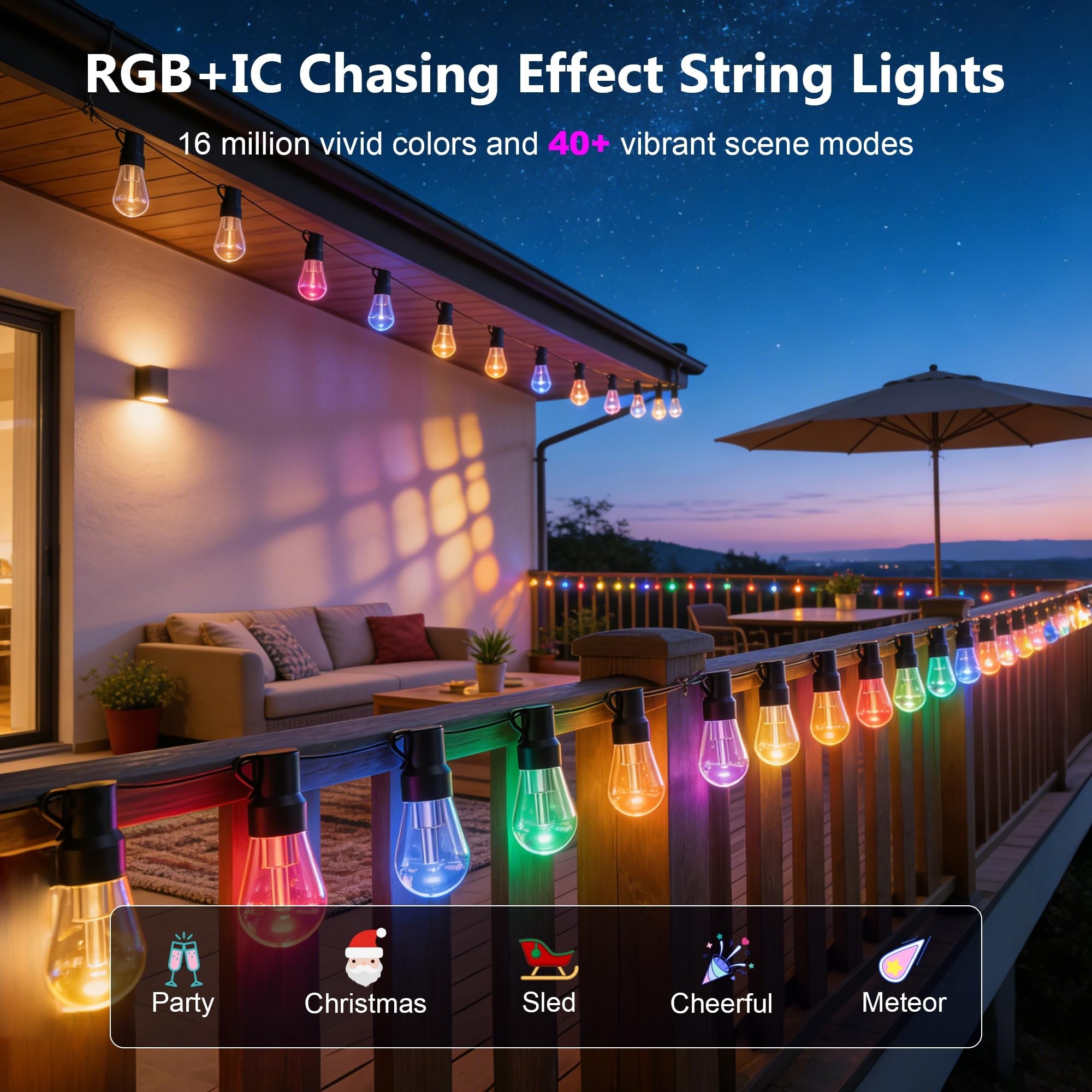 Misopily LMS0428T15 Patio-String-Lights - View #3