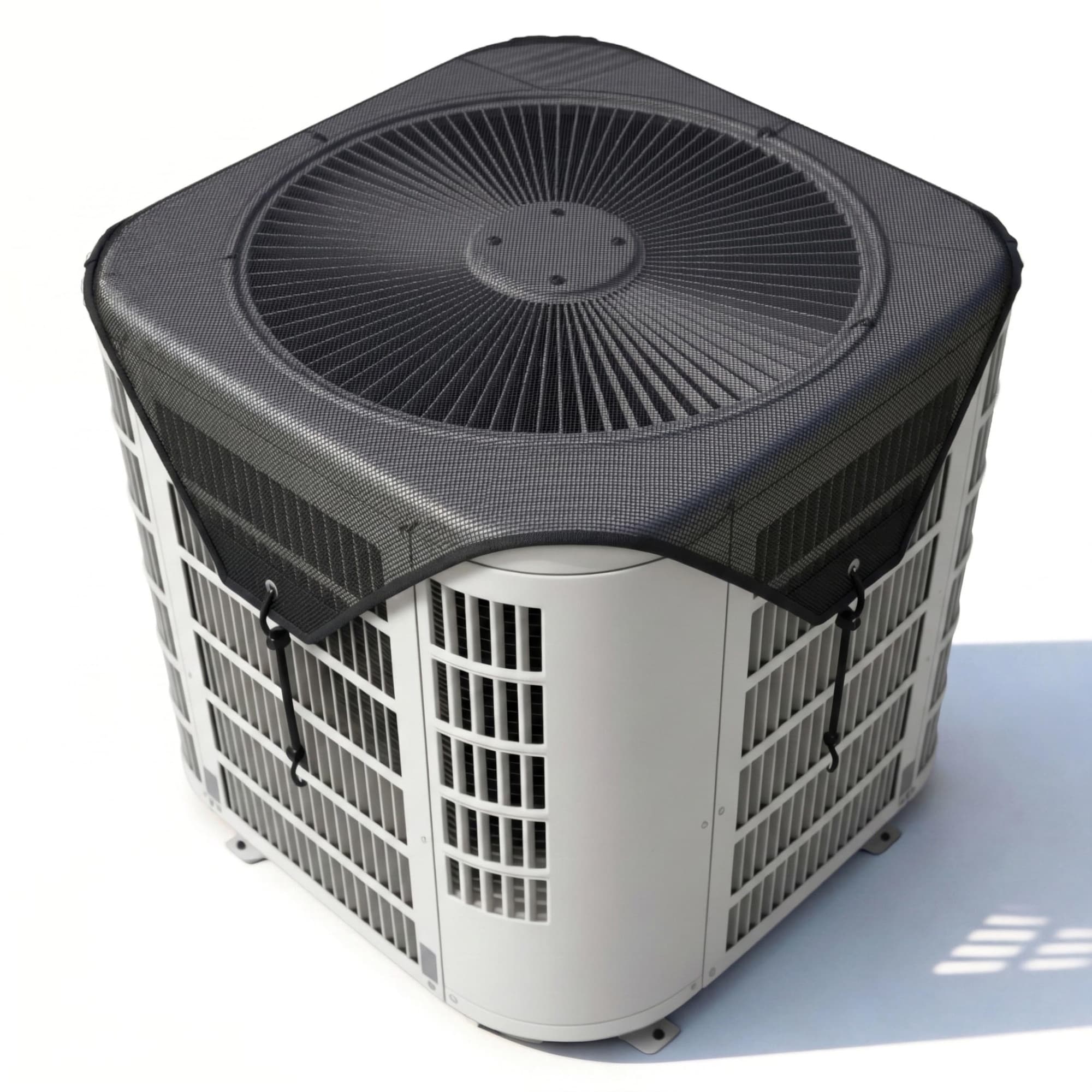 ITOPFOX  36 x 36 Mesh Air Conditioner Cover for Outdoor Central AC Units Waterproof UV Resistant Adjustable Buckle Straps 1 Piece