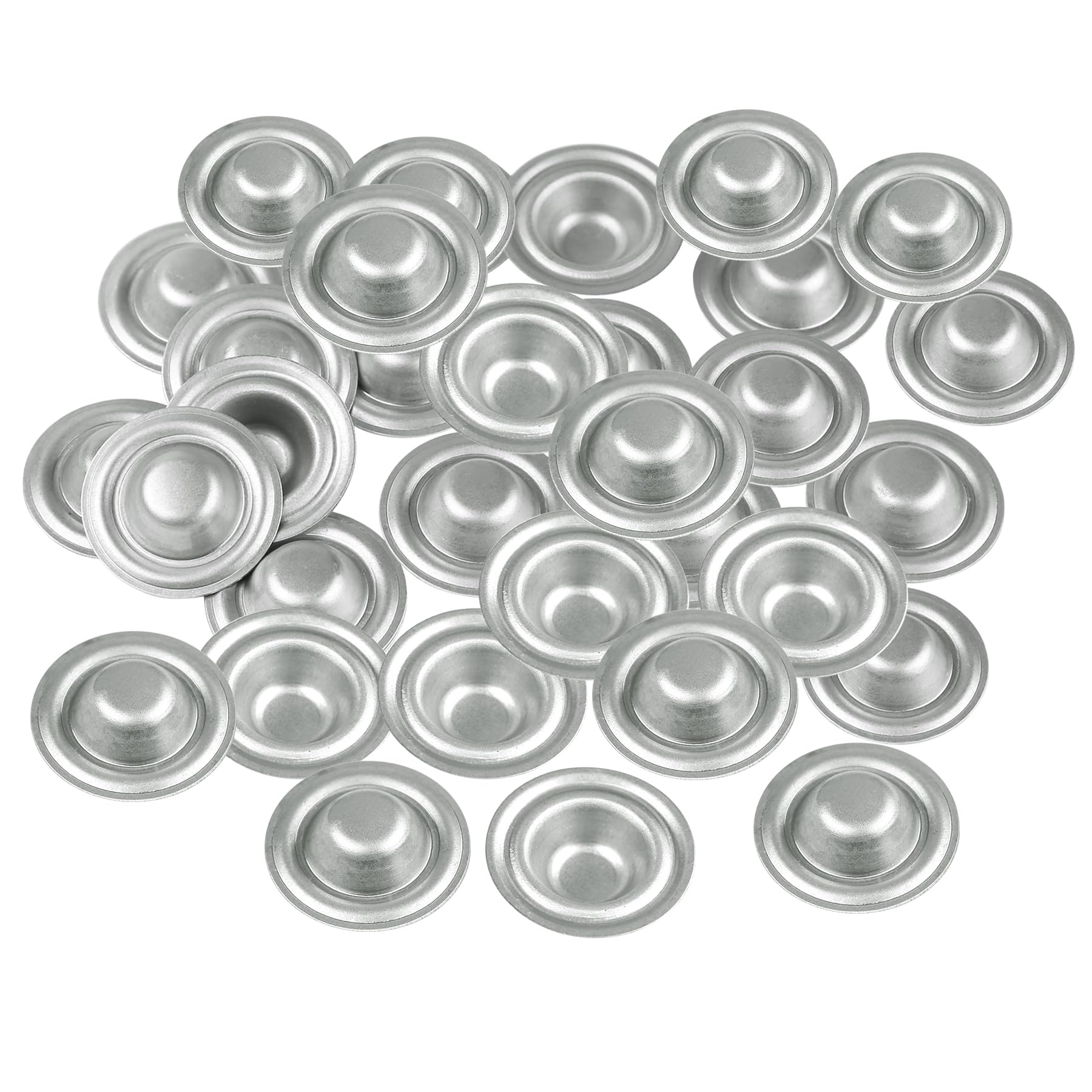 JOWEI 200pcs Galvanized Metal Screw Caps Rust Resistant Waterproof ...