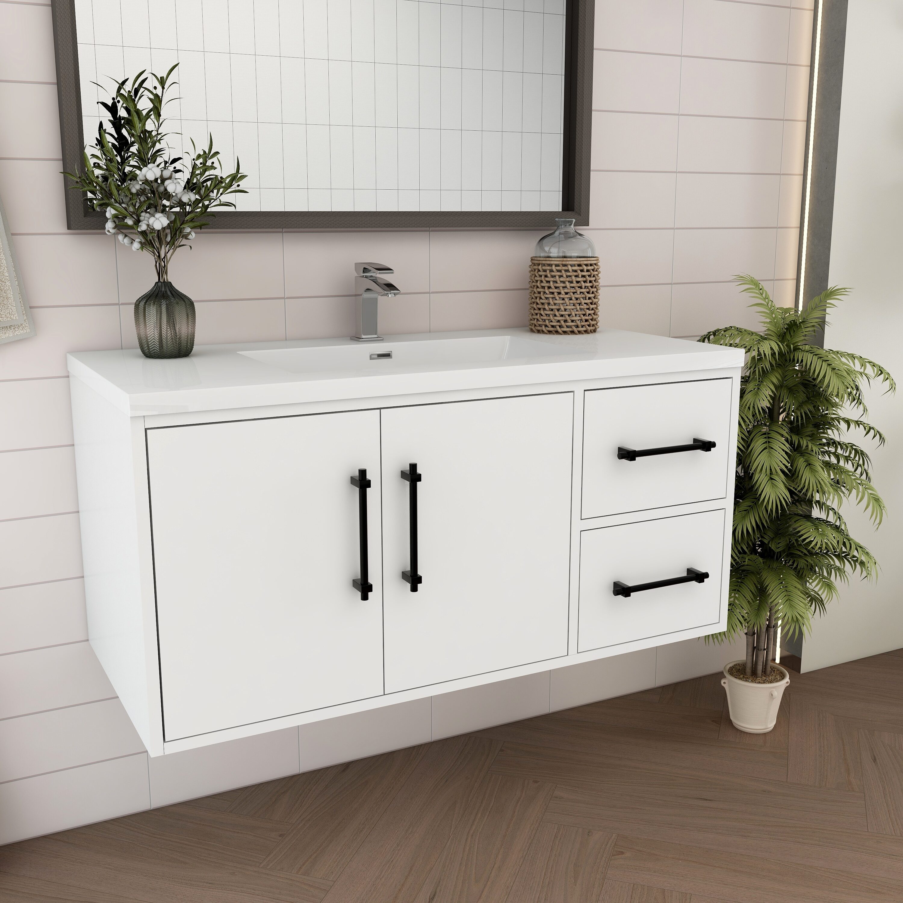 BV Better Vanity VICTORIA42RWH-GW Bath-Vanity-Combo - View #4
