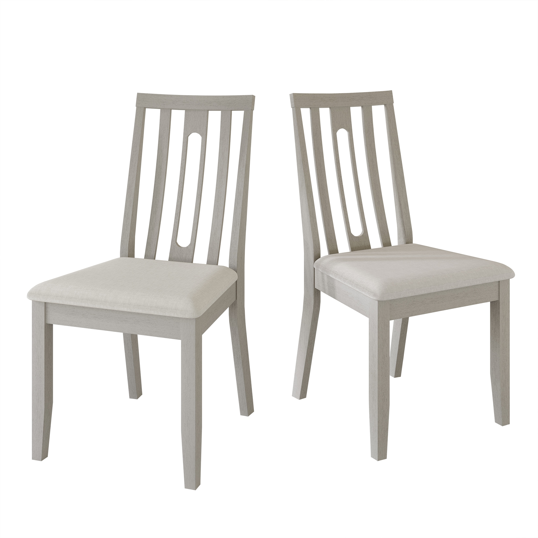 CasePiece C3068US-WT-WD-2X Dining-Chairs - View #4