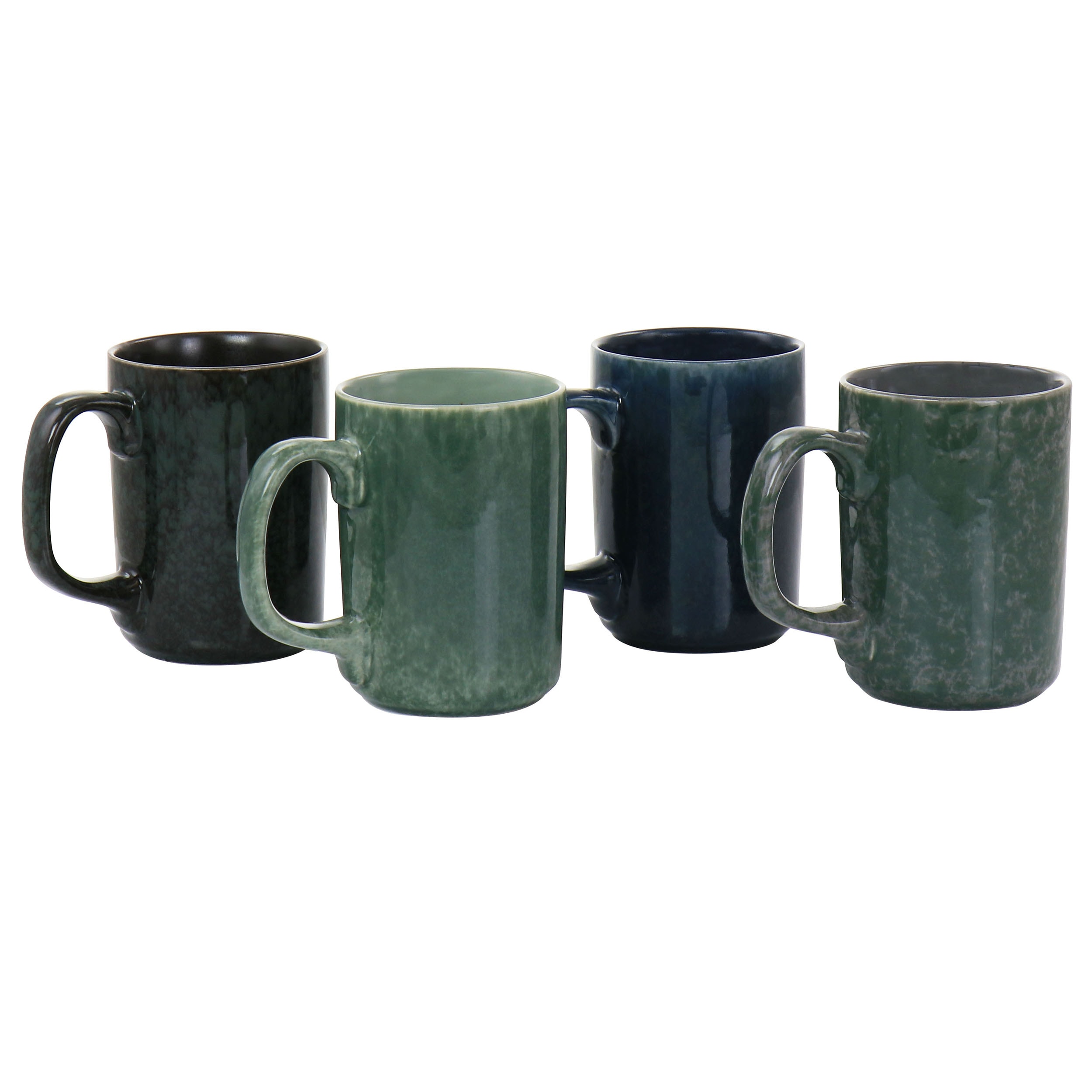 Mr. Coffee 18-fl oz Stoneware Assorted Mug Set of: 4 in the