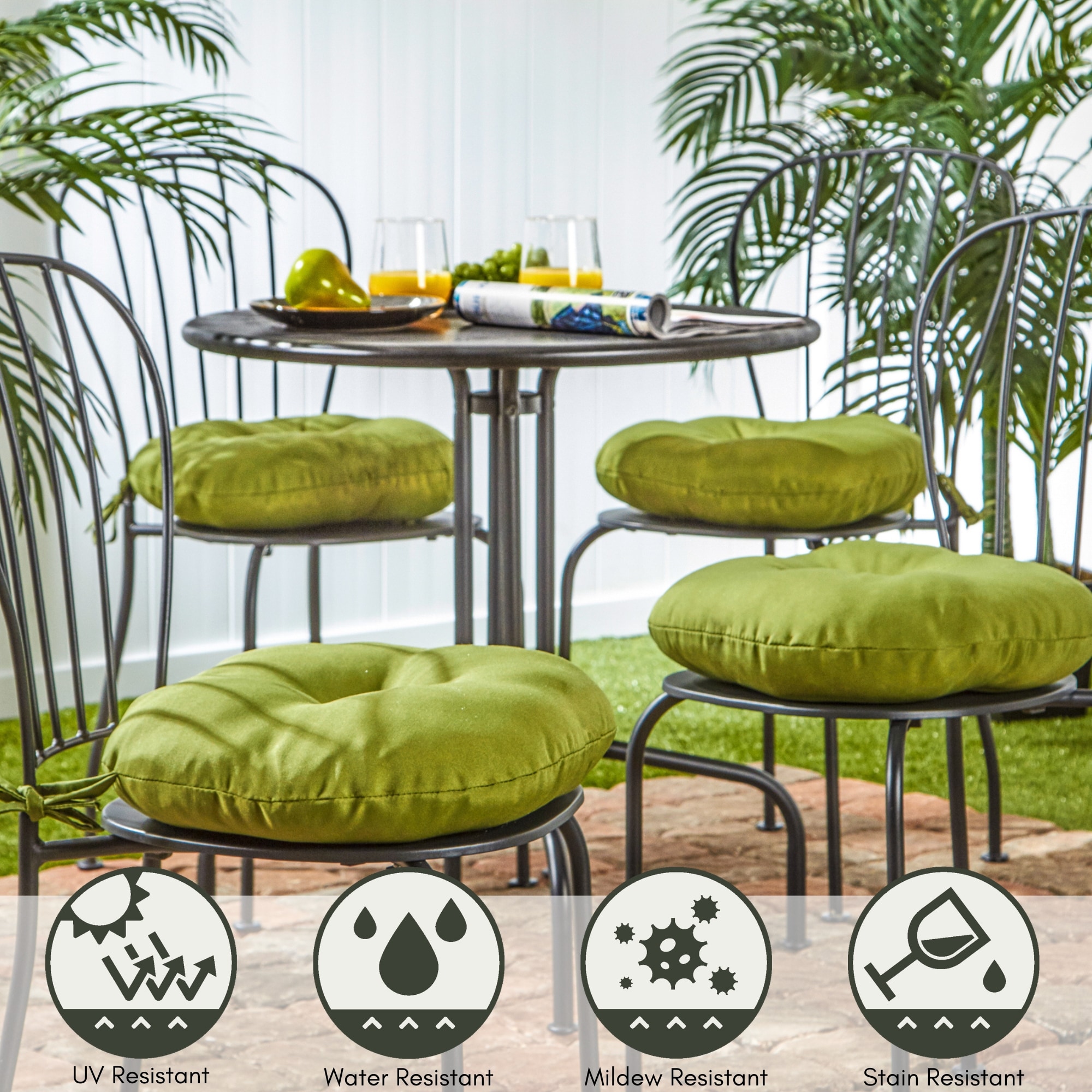 Greendale Home Fashions OC5816S2-HUNTER Patio-Furniture-Cushions - View #6