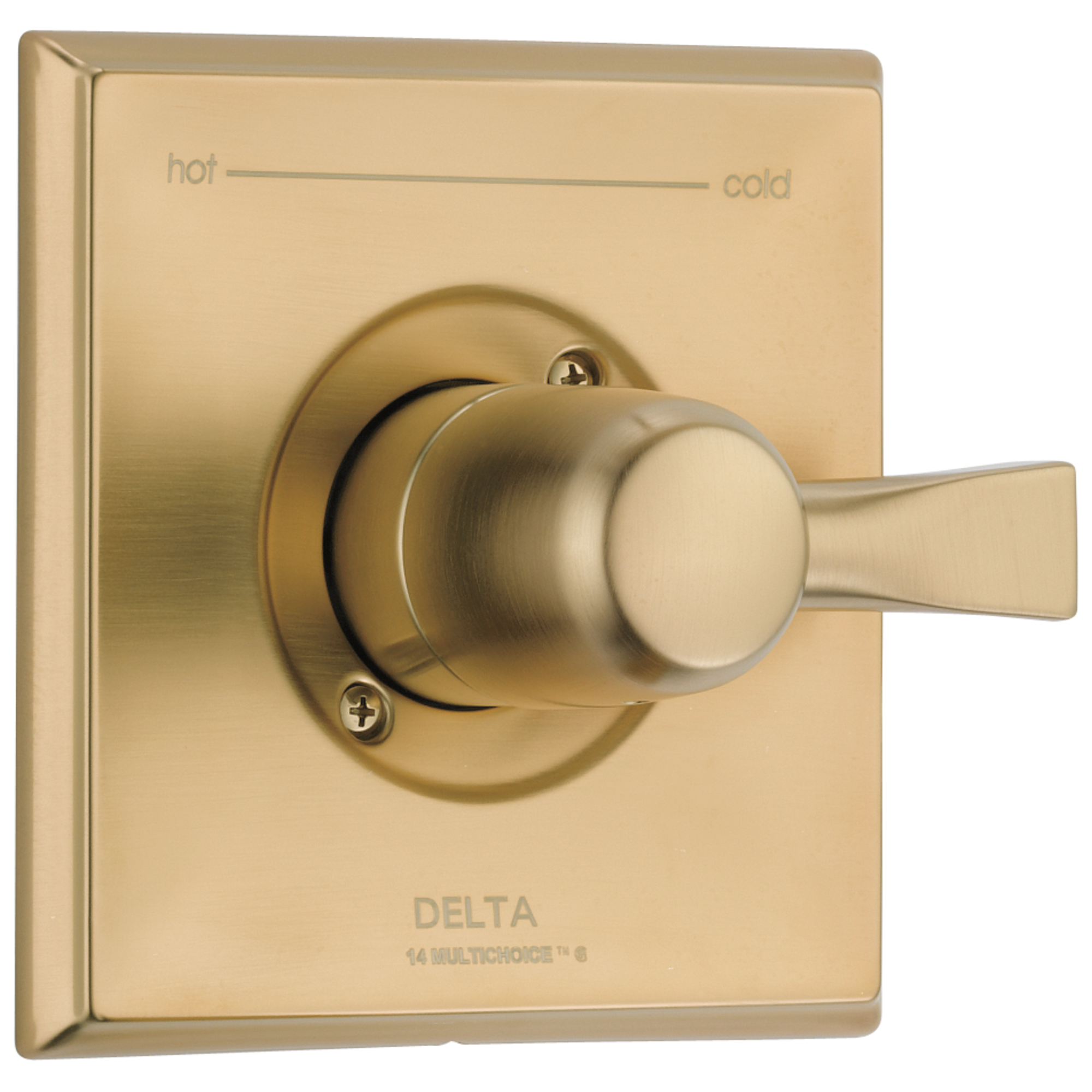 Delta T14051-CZ Dryden Champagne Bronze 2.5-Inches Universal Bathtub/Shower Trim ring 0.5-Inches -ID