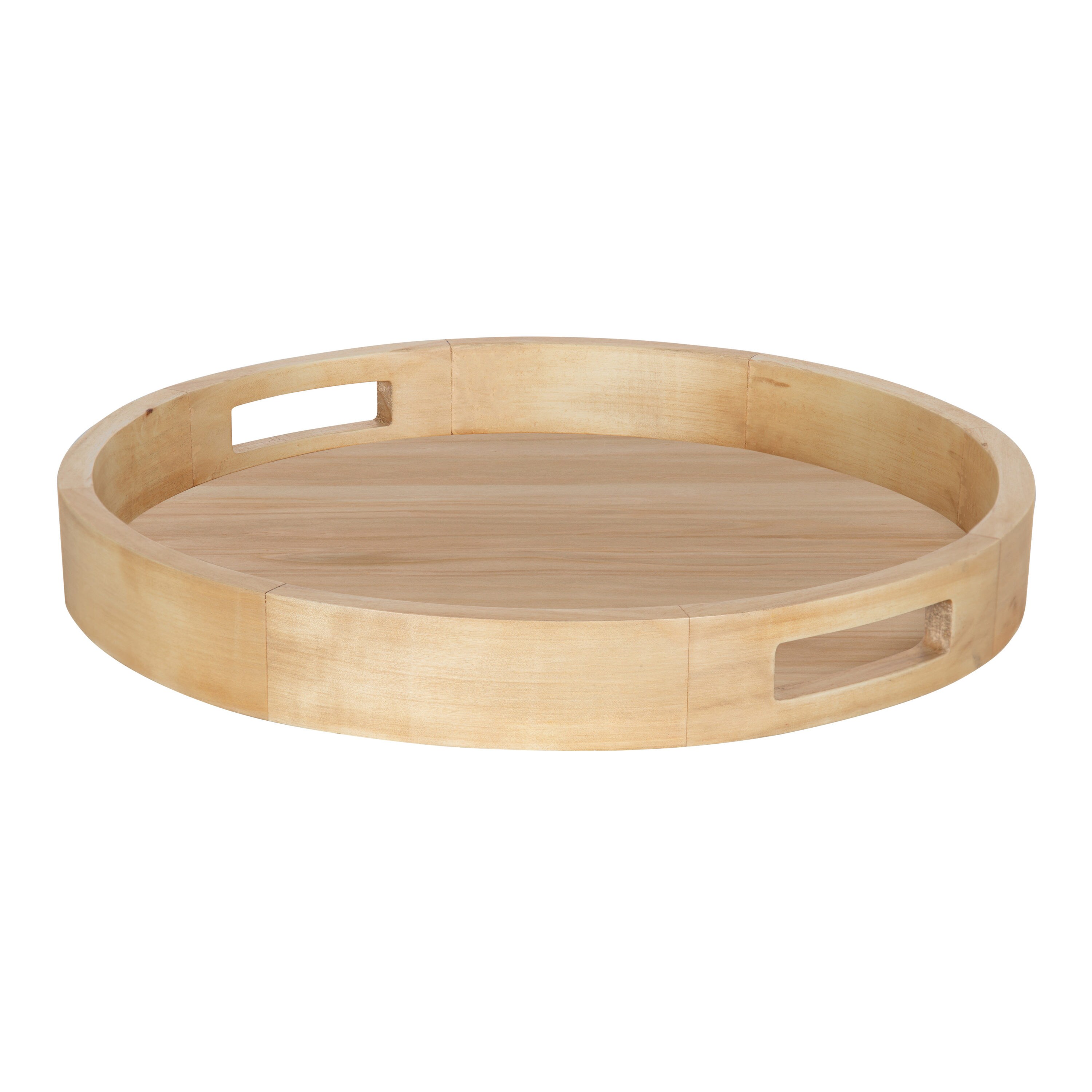 Kate and Laurel 215131 2.25-in x 18.25-in Natural Serving Tray