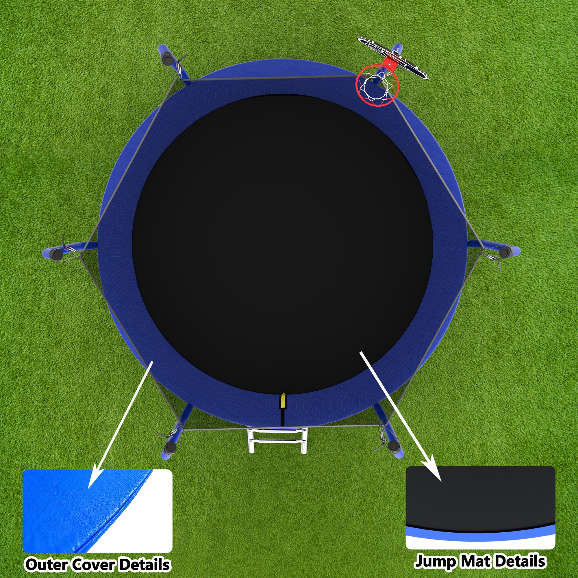 Kahomvis H4-QPMERS-15 trampolines - View #9
