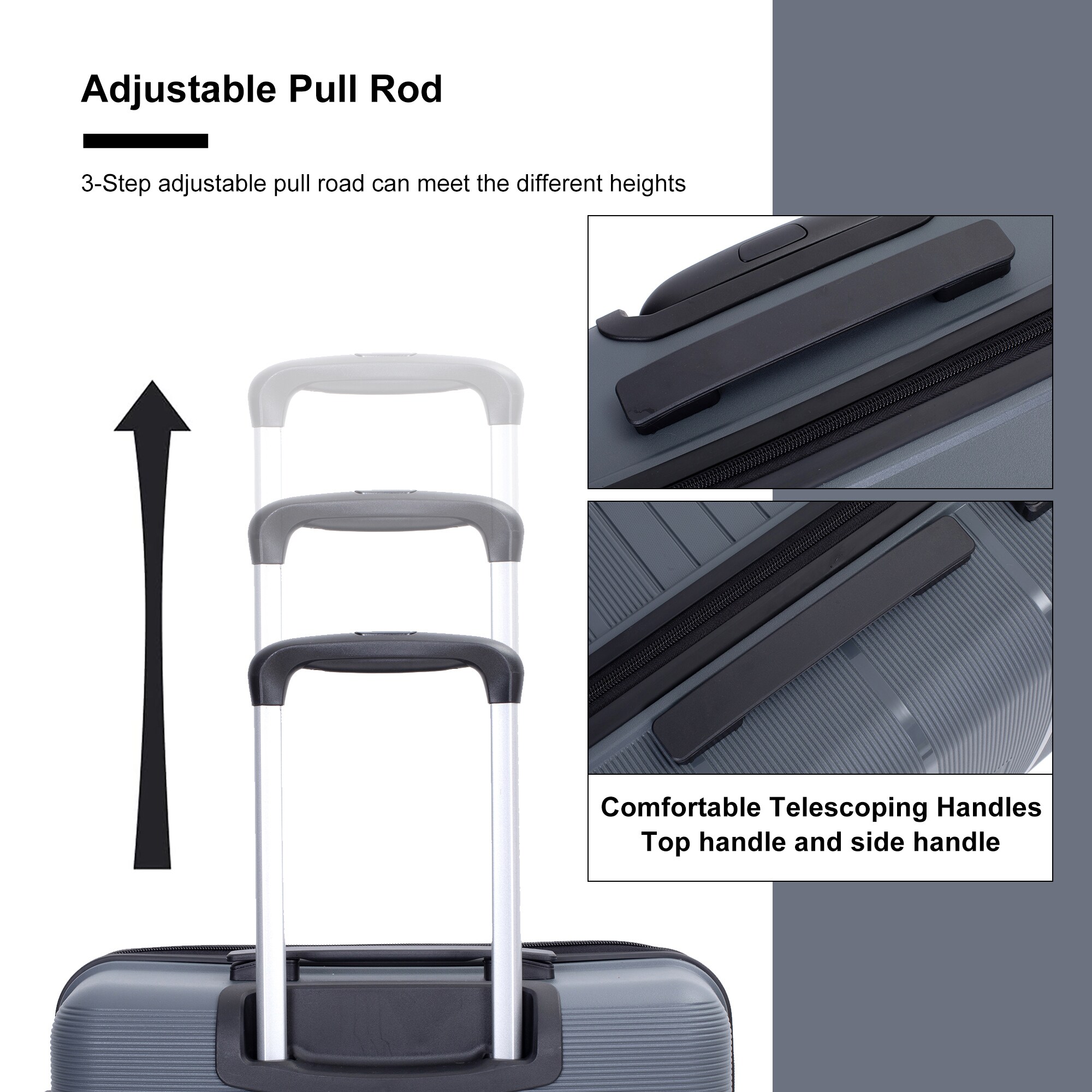 SINOFURN SYD9400022GY Luggage-And-Luggage-Sets - View #8