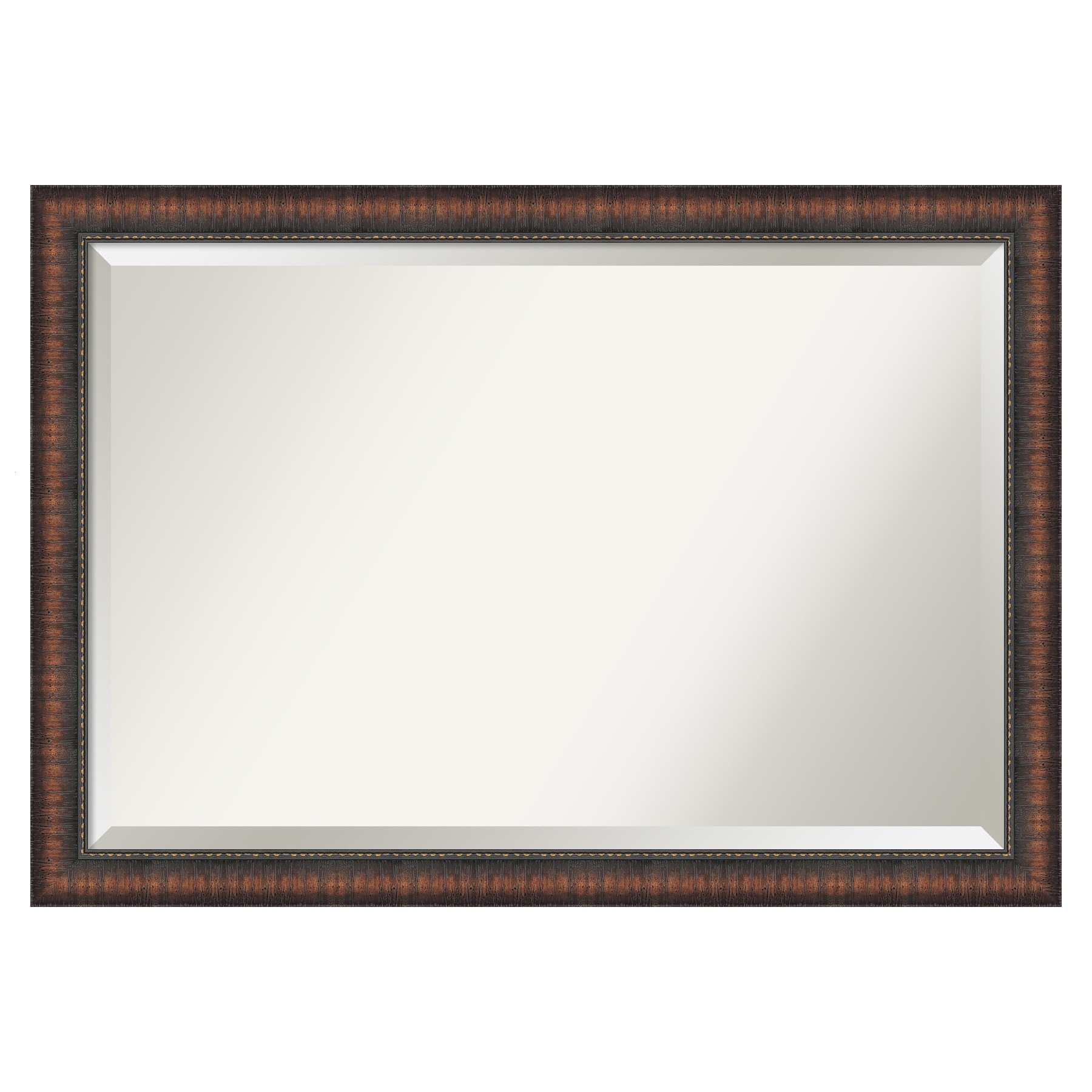 Amanti Art A17008100294 Caleb Brown Frame 40-Inches W x 28-Inches H Rectangle Caleb Brown Framed Vanity Mirror