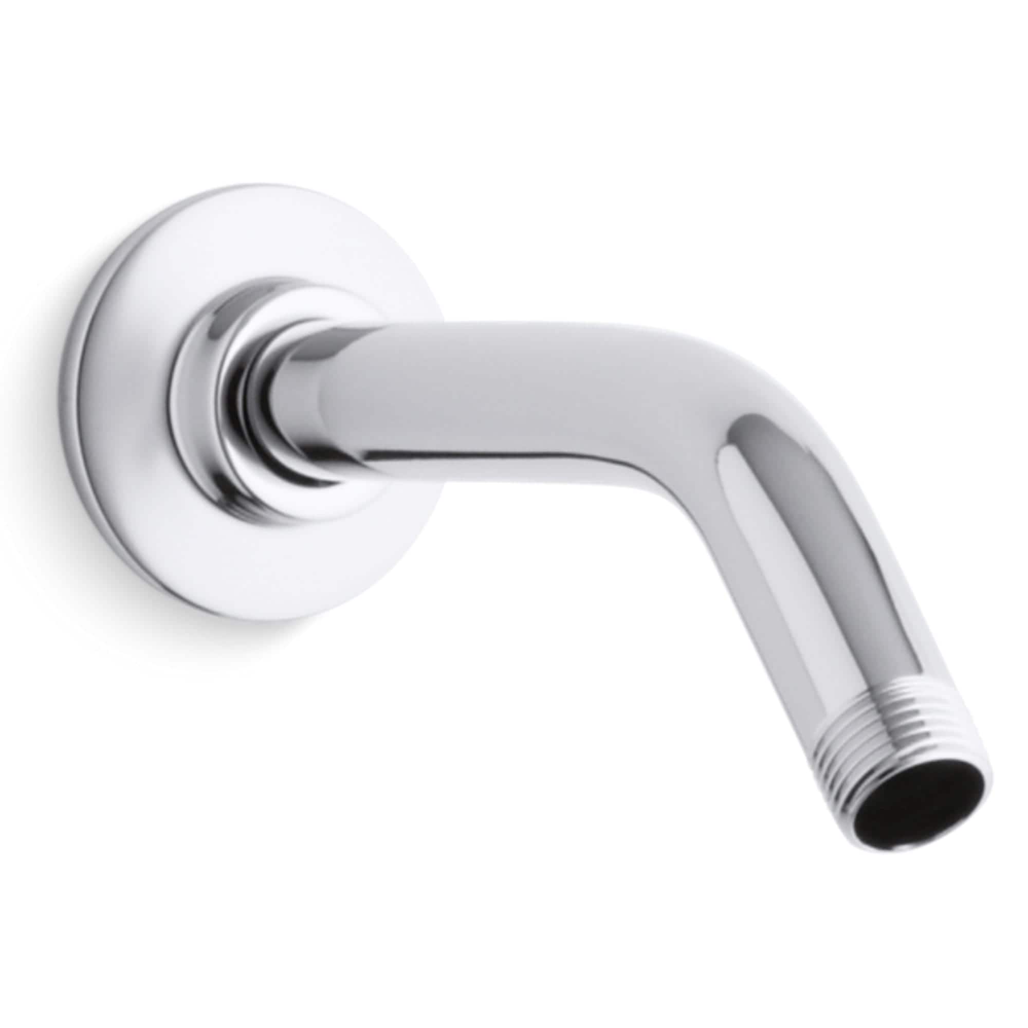 KOHLER 7397-CP MasterShower Polished Chrome 7.5-in Universal Shower Shower arm and flange