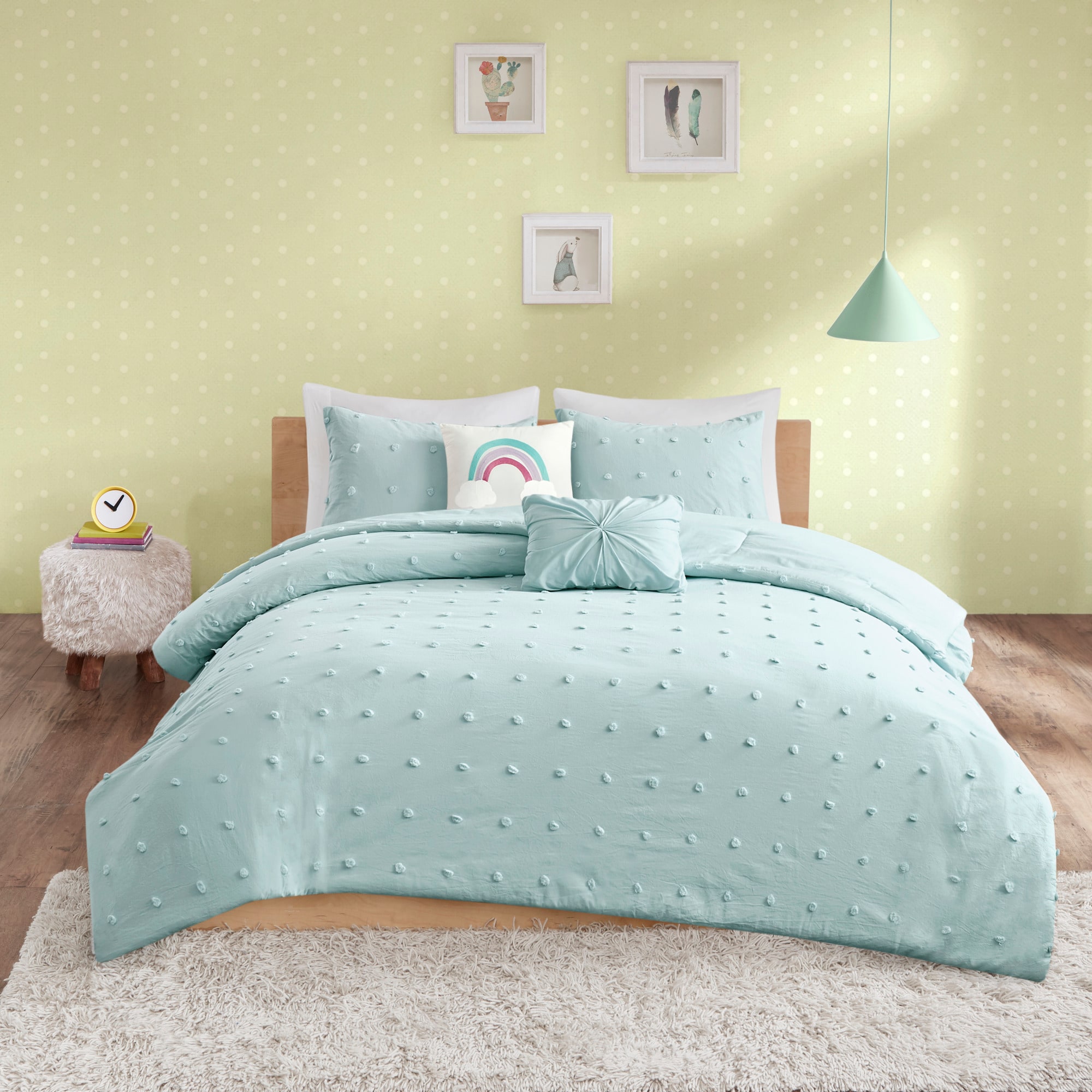 Urban Habitat Kids UHK10-0131 5 -Piece Aqua Full/Queen Comforter Set