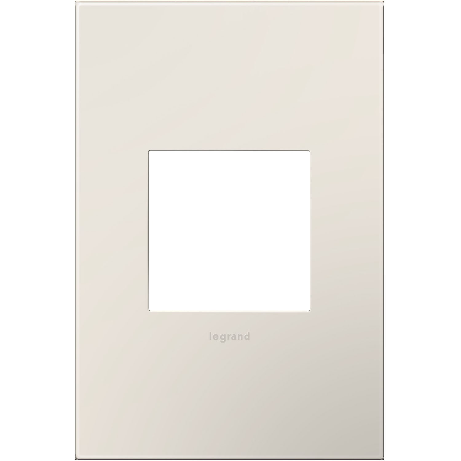 Legrand Adorne 1-Gang Specialty Screwless Square Wall Plate, Satin ...