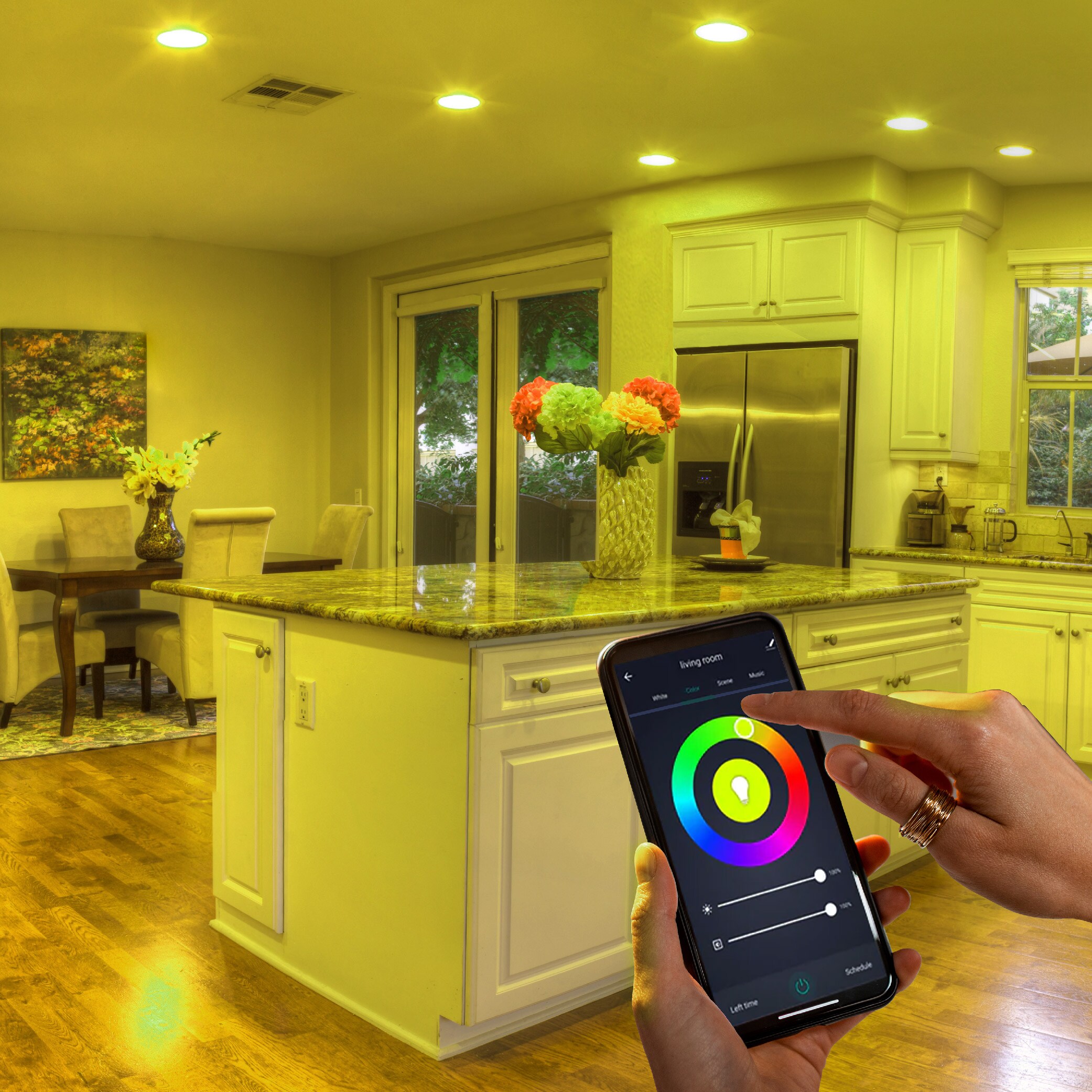 Simply Conserve PLT-L12DL56-CCT-RGB- Led-Retrofit-Downlight - View #7