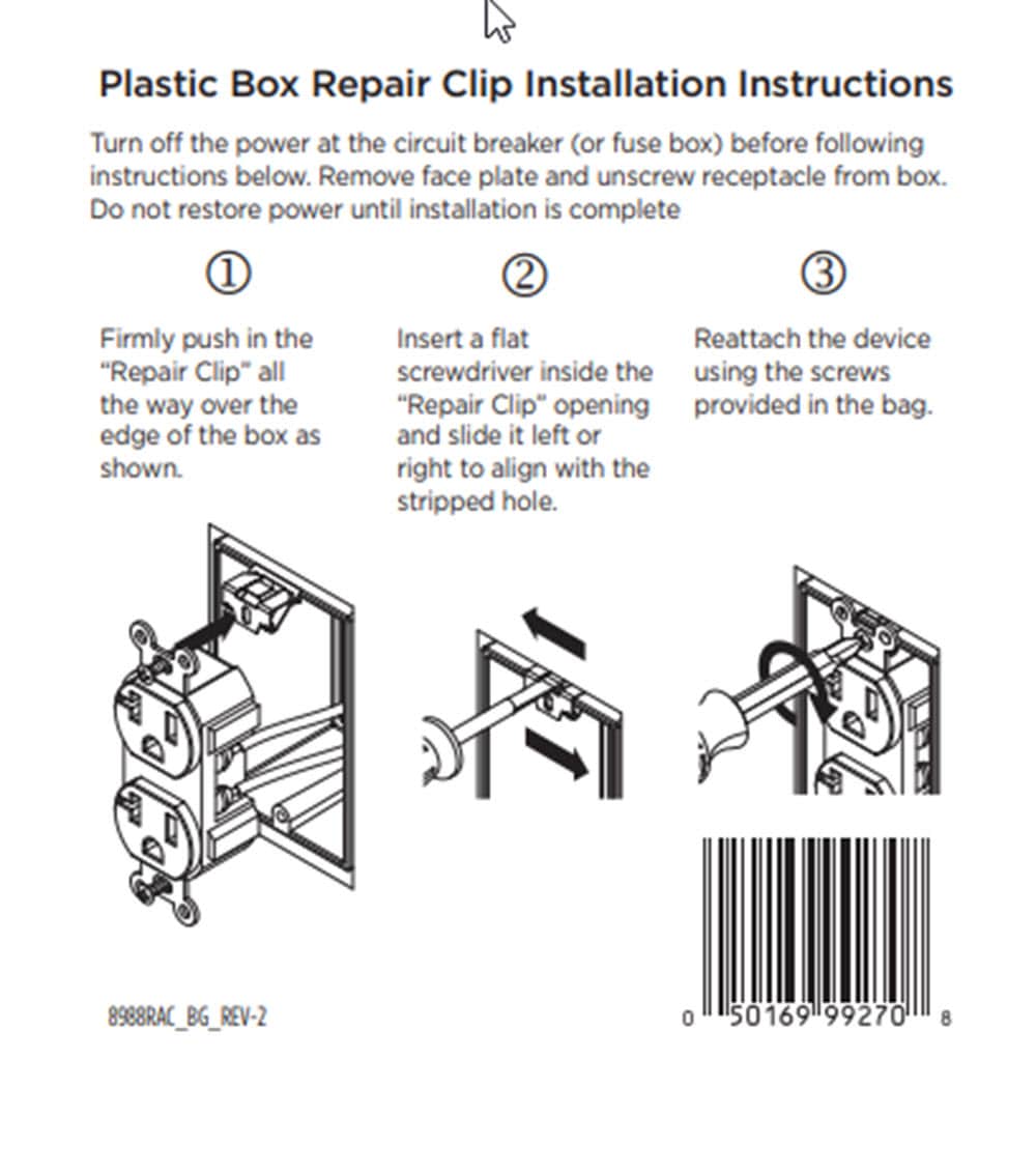 Hubbell 8988RAC Electrical-Box-Mounting-Hardware - View #6