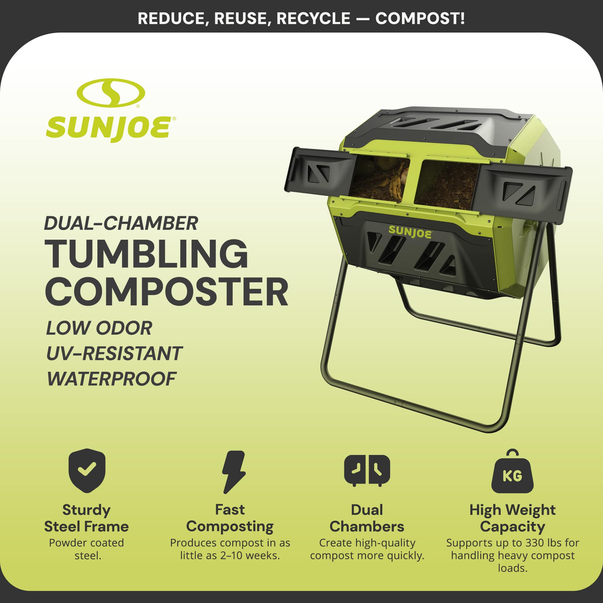 Sun Joe 416448 composters - View #2