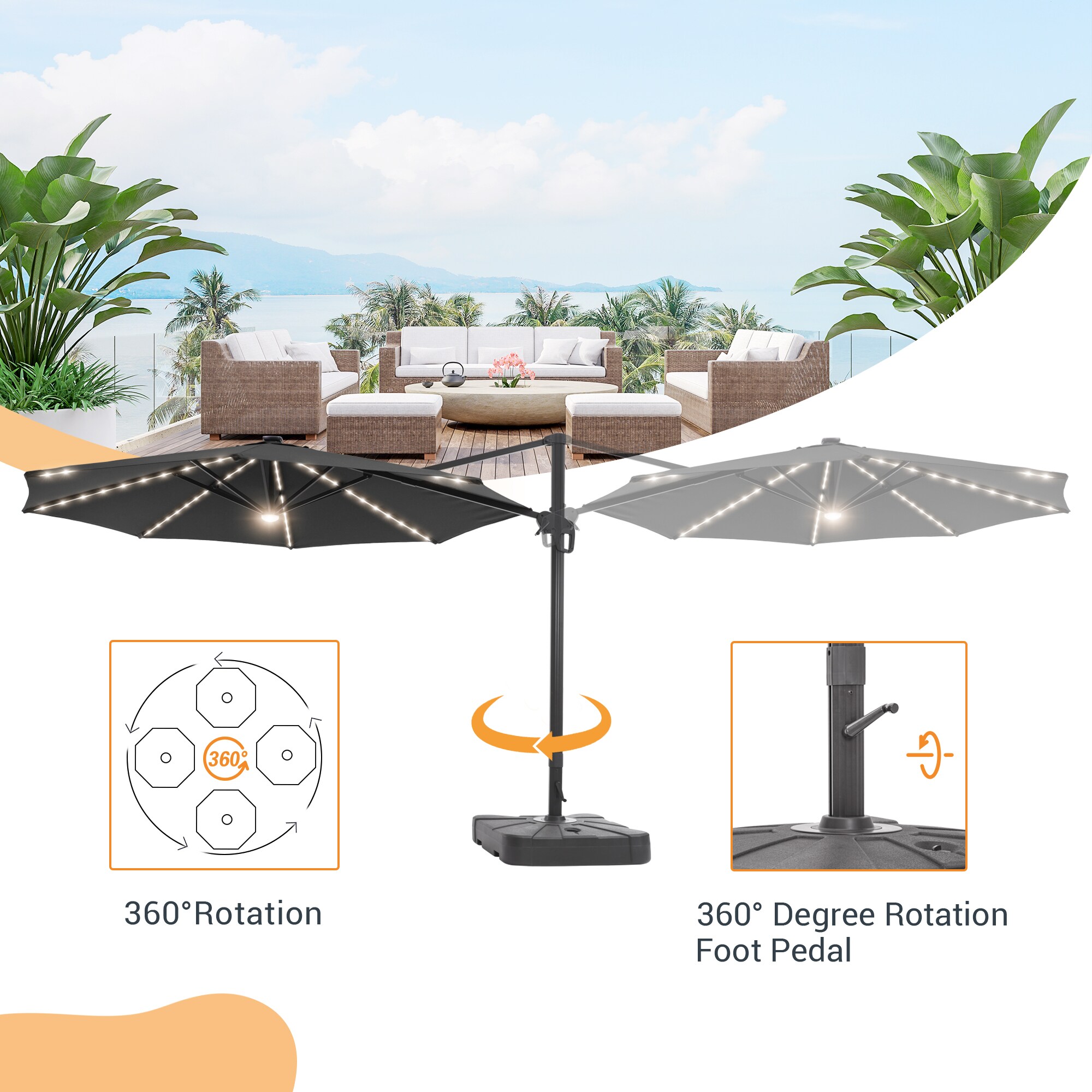 ACEGOSES LW-MCT-JC47BK Umbrellas-2 - View #5