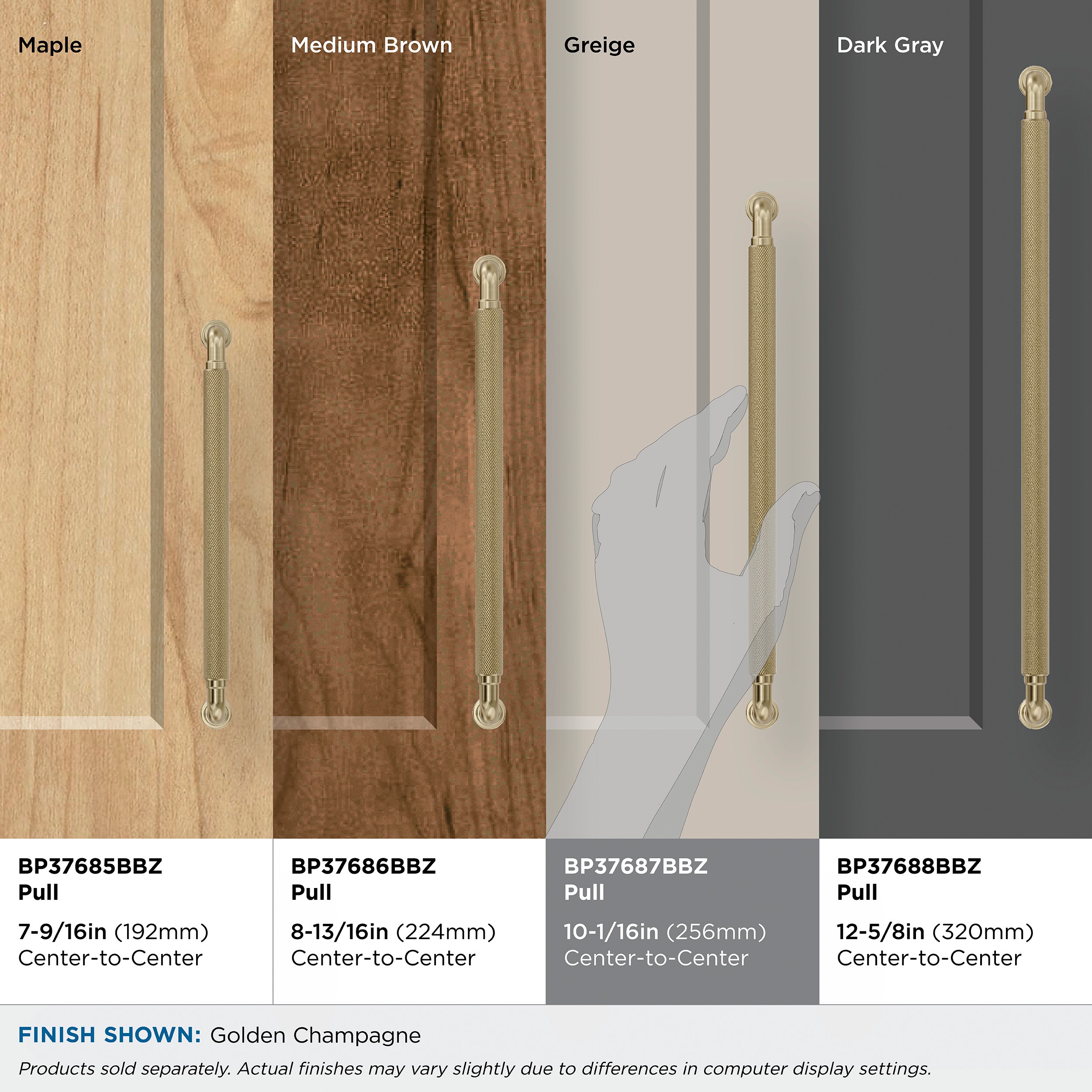 Amerock BP37687BBZ Cabinet-Pulls - View #7