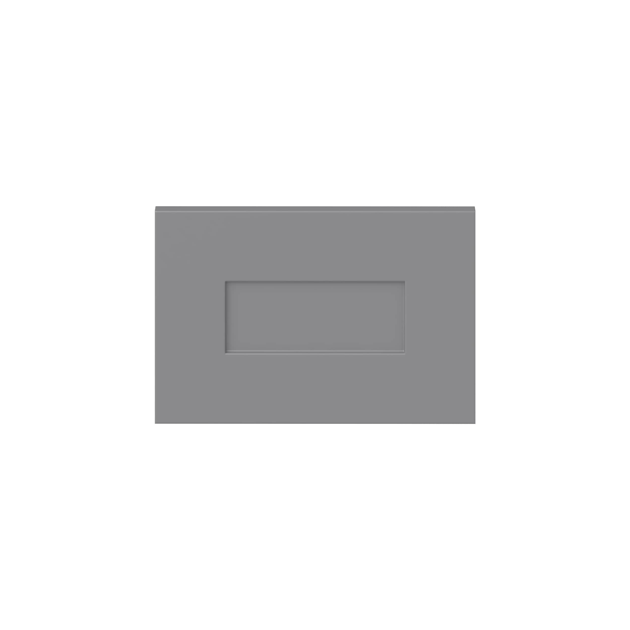 Hugo&Borg DSDF1510-BM Beaumont 15-in W x 10-in H Slate Gray Shaker Base cabinet drawer fronts (Fits 15-in base box )