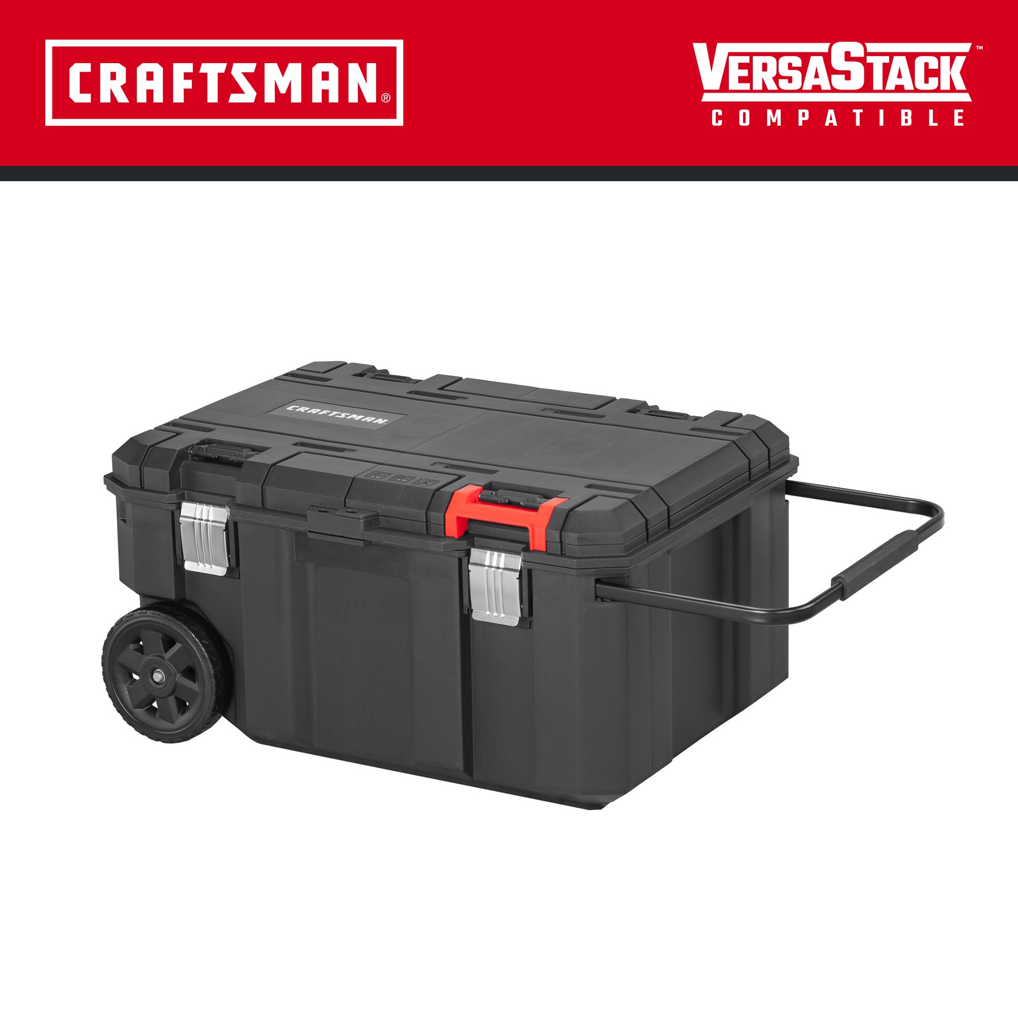 CRAFTSMAN 15.2-in Multiple Colors/Finishes Metal Wheels Lockable Tool Box  in the Portable Tool Boxes department at