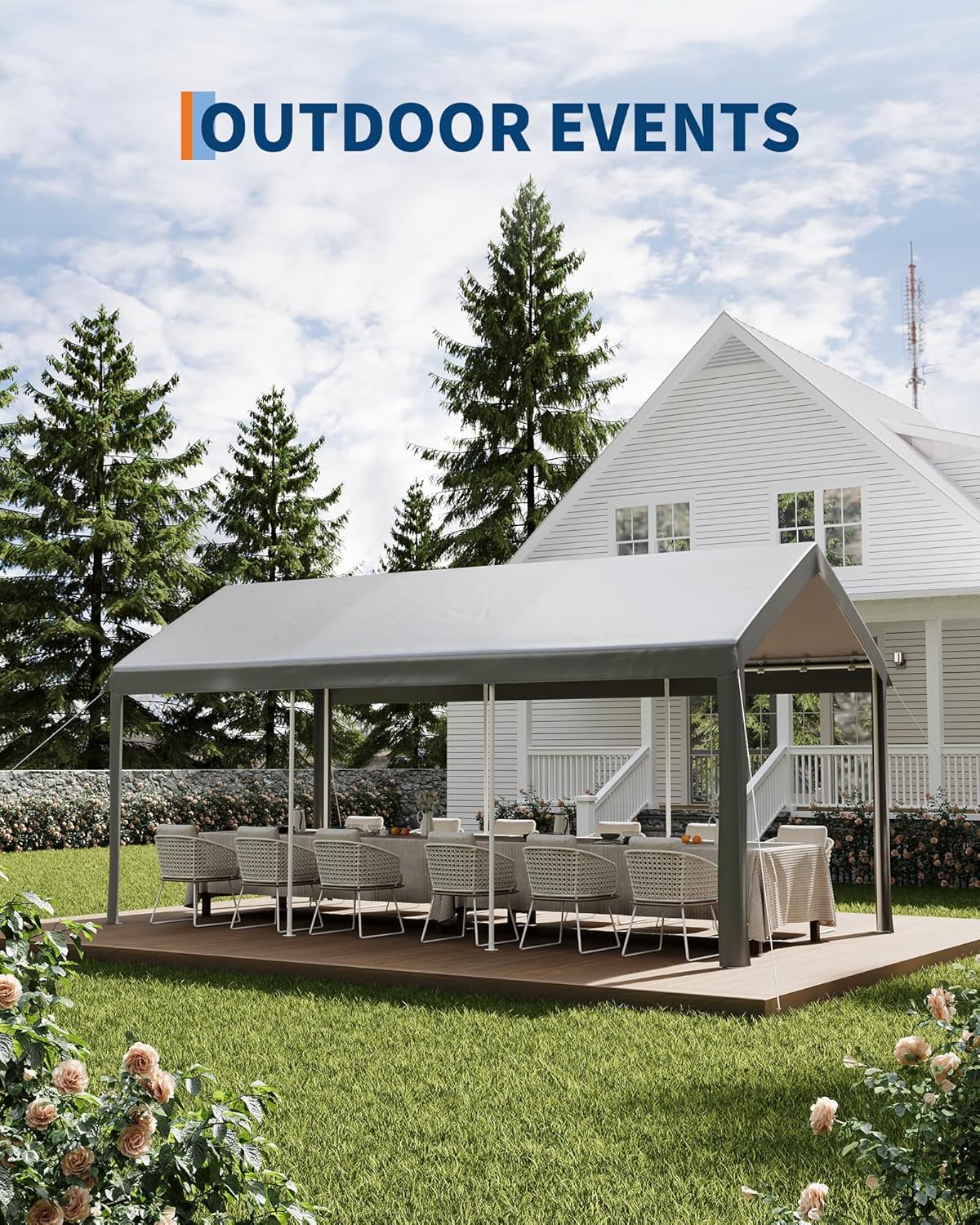 IdealHouse JOEY-ZYW7XQU1HMOR Carport-Covers - View #6