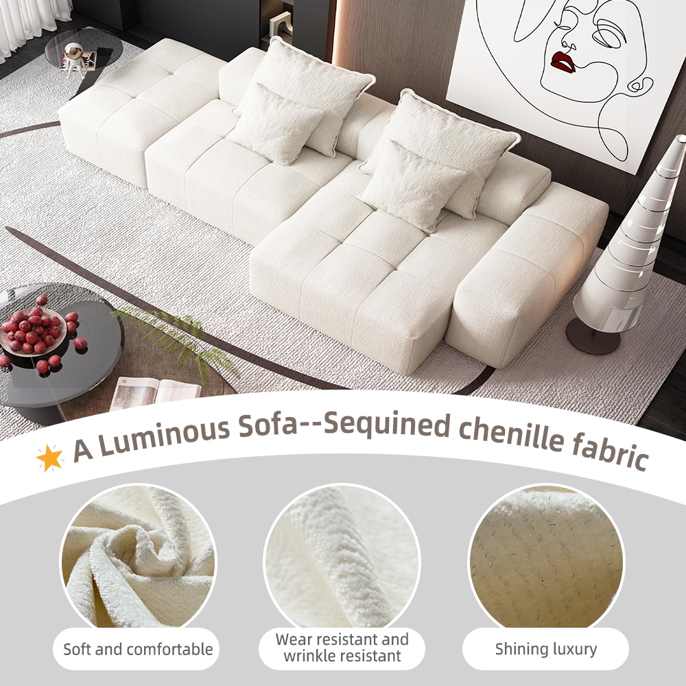 Homy Casa HJCSQJ-BG Sofas-Loveseats - View #6