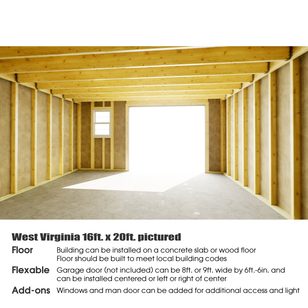 Best Barns WVIRGINIA1620 Garage-Buildings - View #7