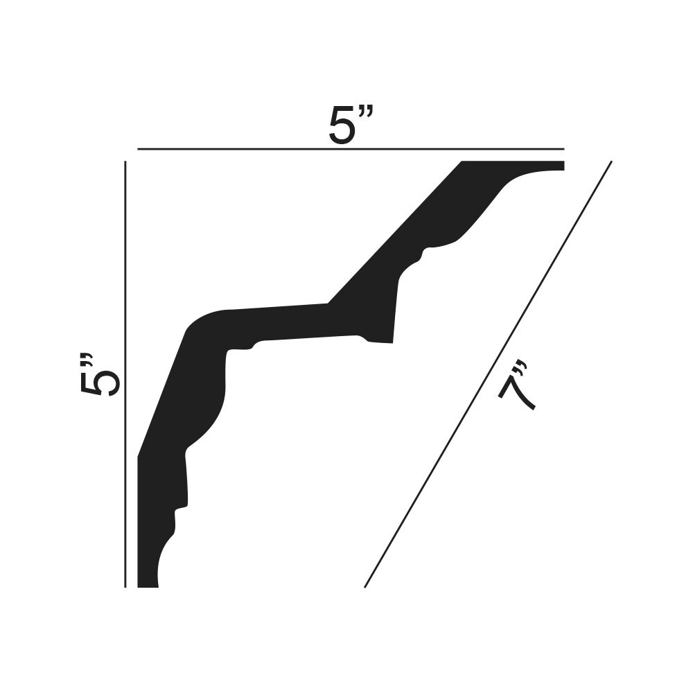 Architectural Products by Outwater 3P5.37.01315 Crown-Moulding - View #2