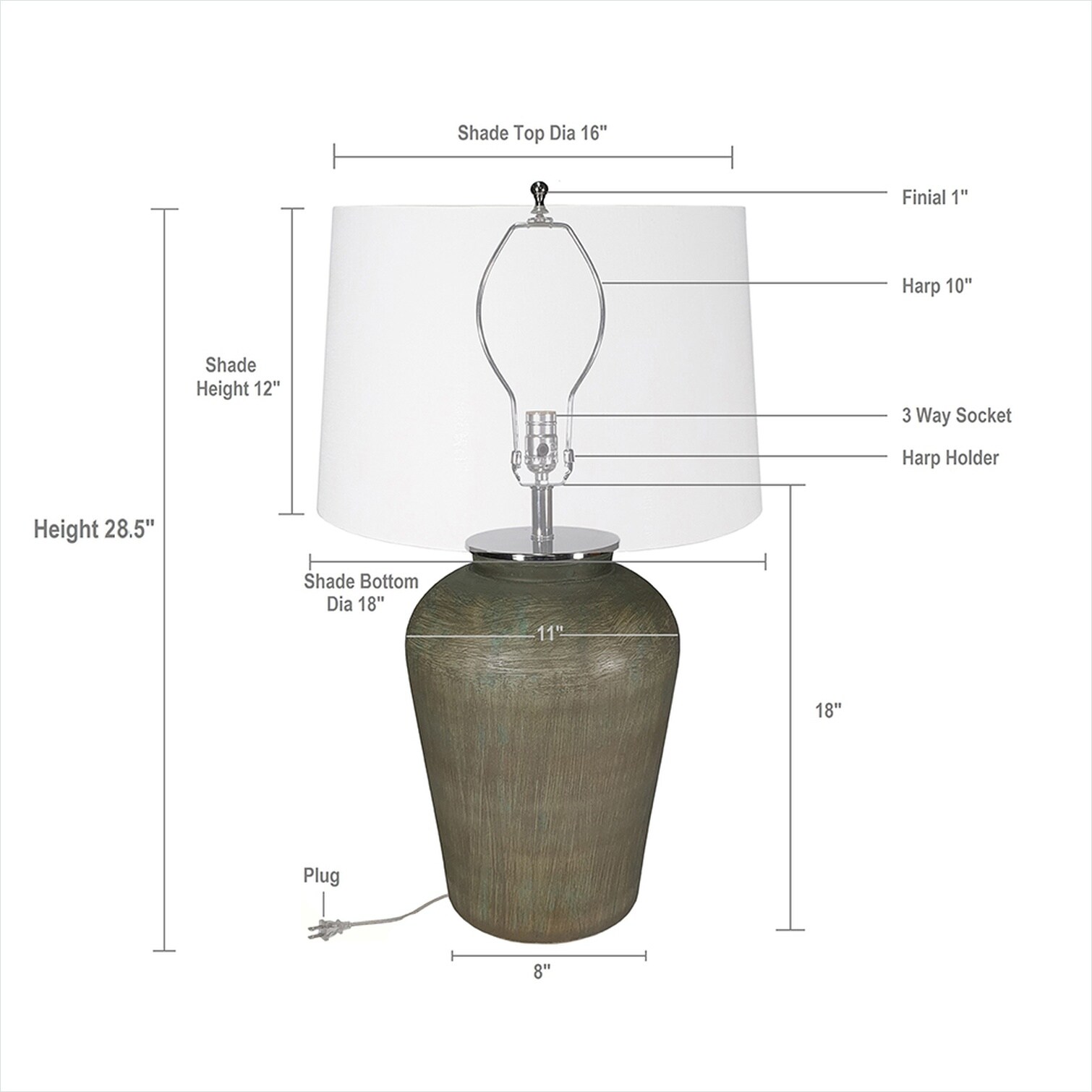 SunJet H22W1MX0Y55W Table-Lamps - View #3