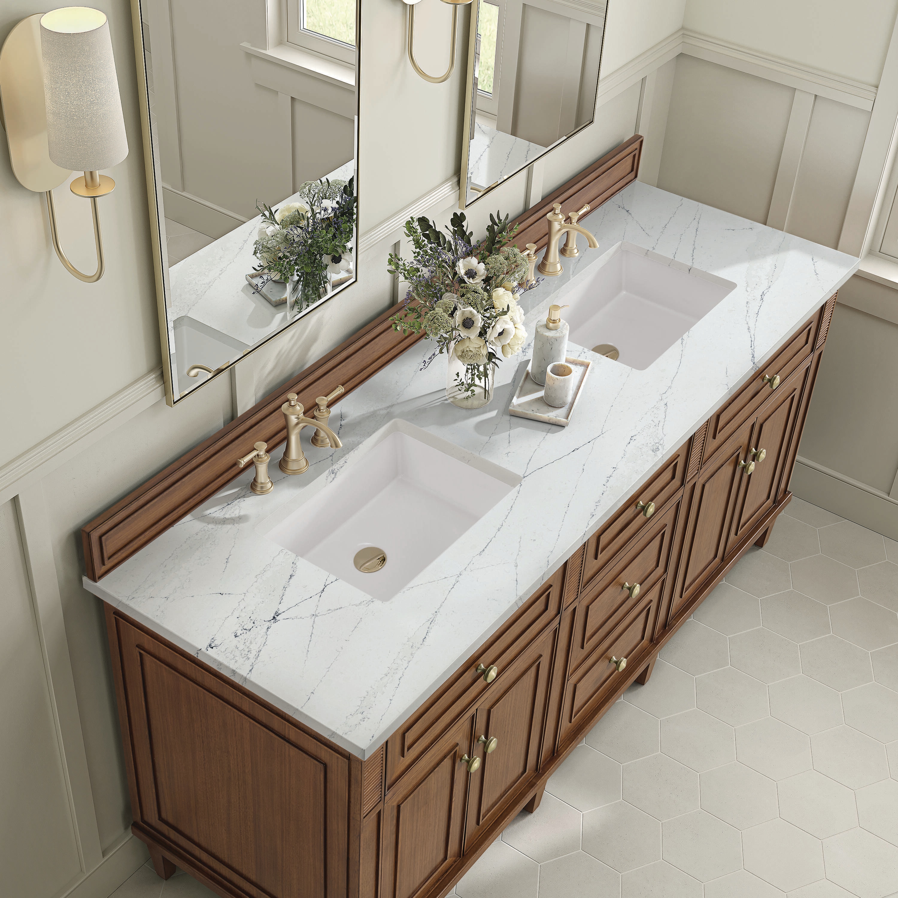 James Martin Vanities 424-V72-WLT-3ENC Bath-Vanity-Combo - View #5