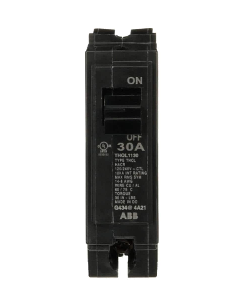 GE THQL1130A Q-Line THQL 30-amp 1 -Pole Standard trip Circuit Breaker