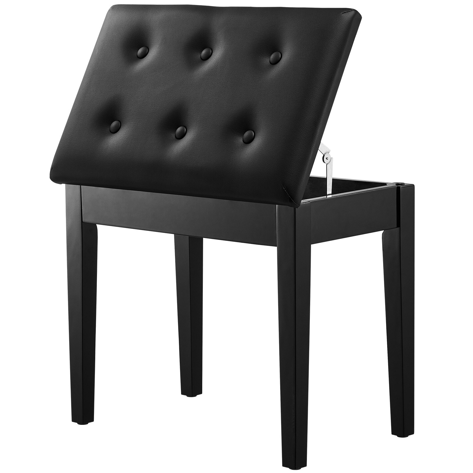 GIVIMO - Piano Bench 22-in x 13.78-in x 19-in Padded Keyboard Piano Stool with Storage Compartmen...
