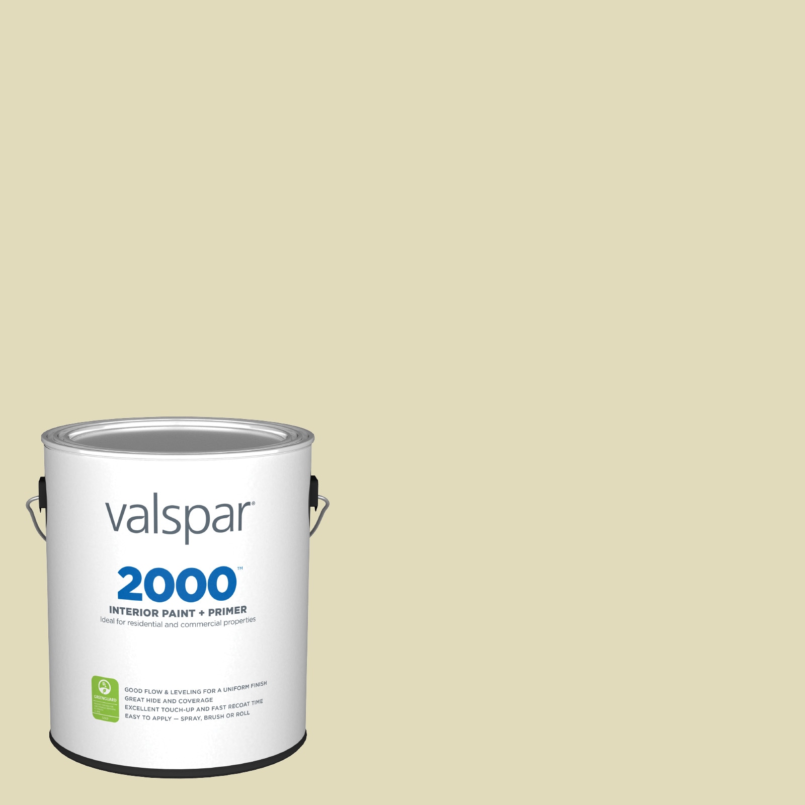 Valspar 6006-5A-26725 2000 Flat Tempered Sage 6006-5A Latex Interior Paint Paint + Primer ( 1-gallon )