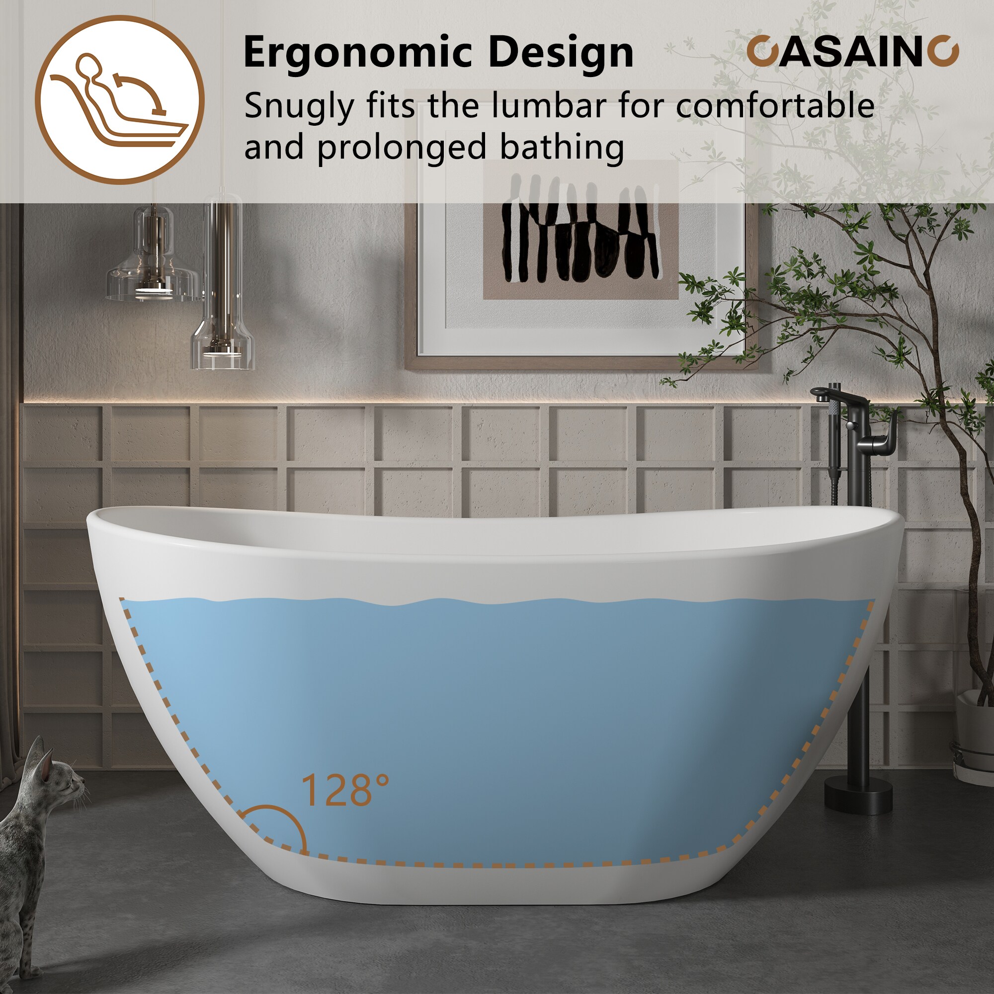 CASAINC CA06005S71MW bathtubs - View #8