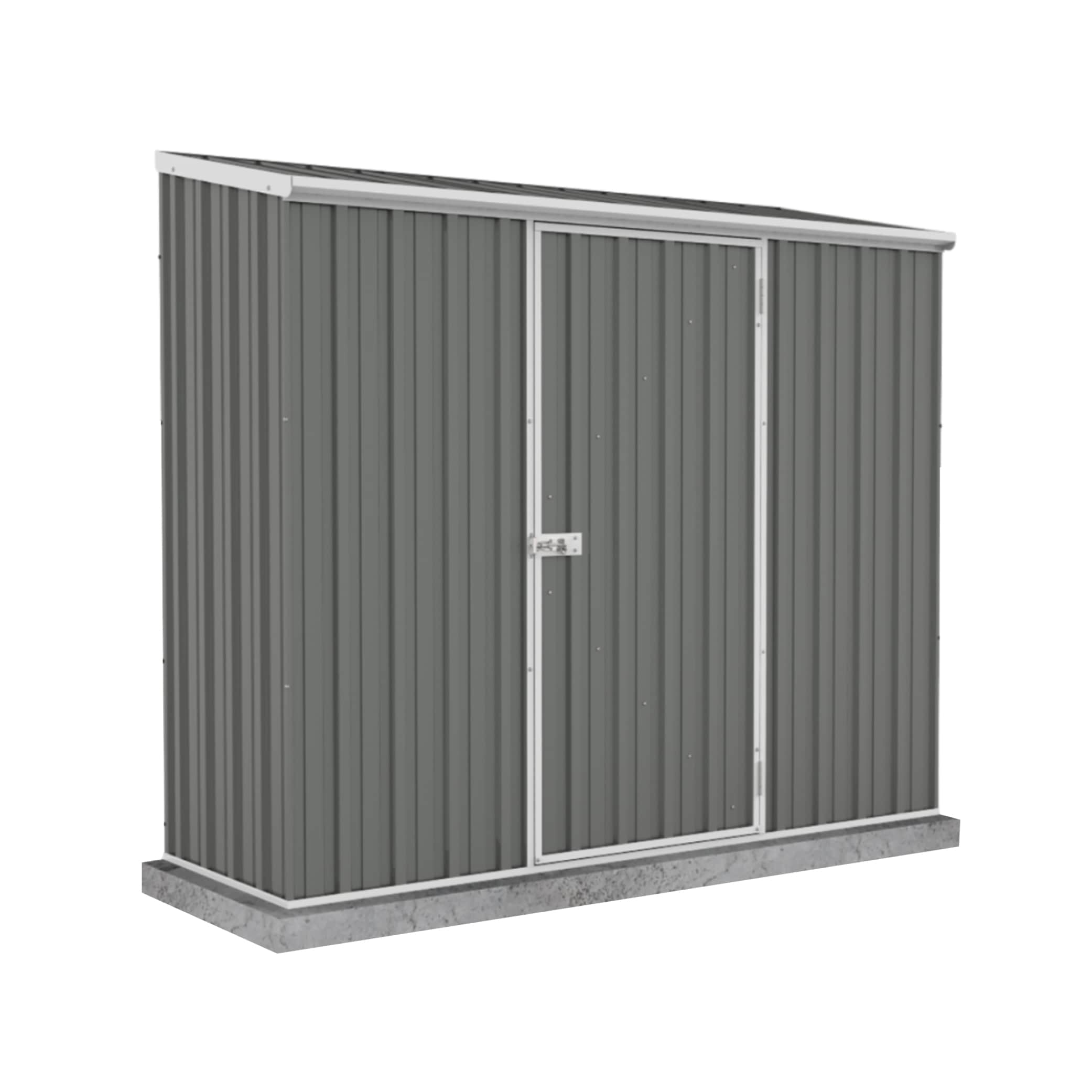 ABSCO AB1105 3-ft x 7-ft Space Saver Galvanized steel Storage Shed