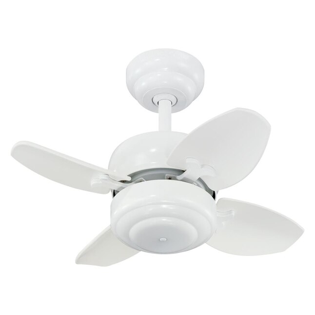 Monte Carlo 20 In White Ceiling Fan 4, What Size Ceiling Fan For Small Kitchen
