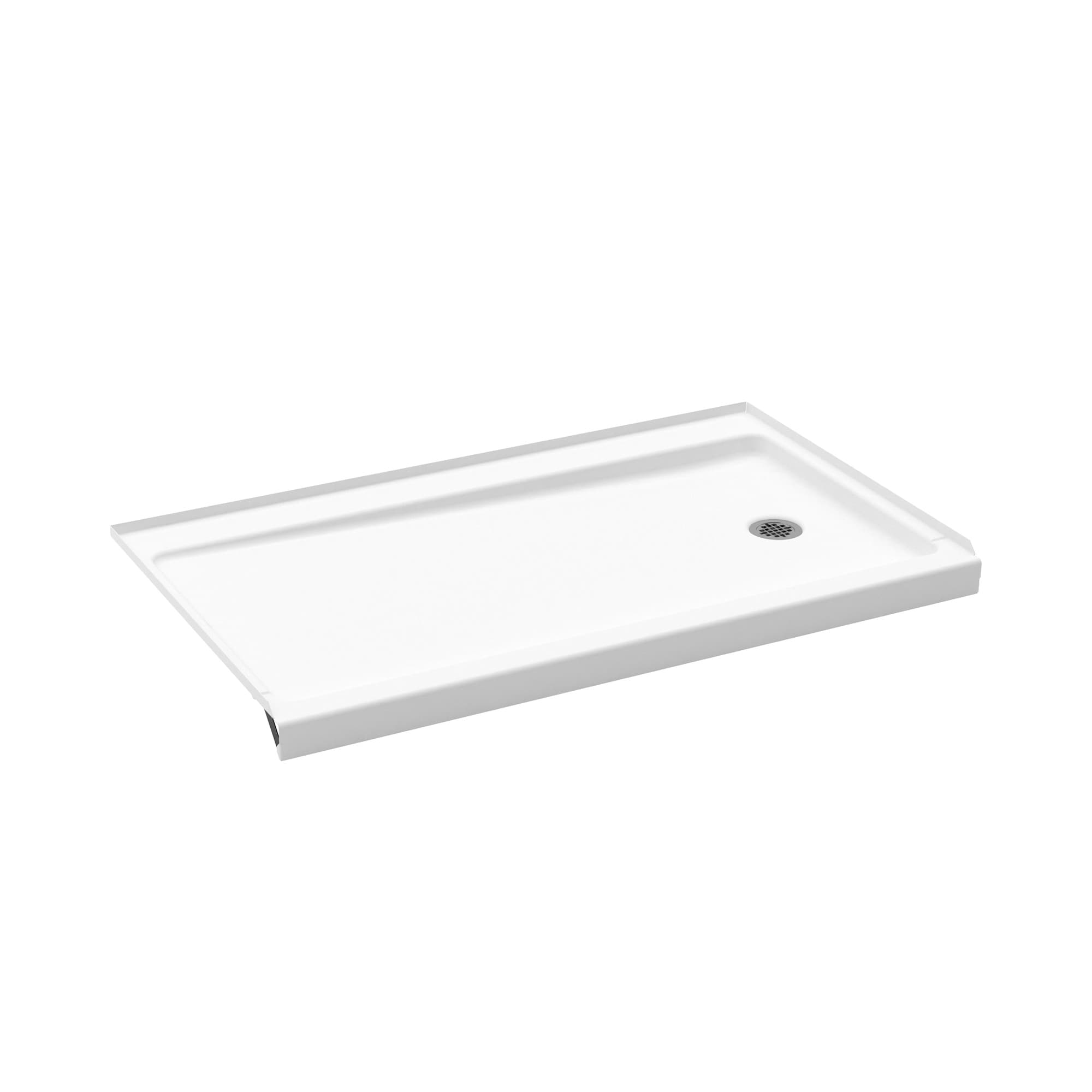 PROFLO  PFSBS6032R Bannack 60 Inch x 32 Inch Rectangular Shower Base with Single Threshold and Right Drain