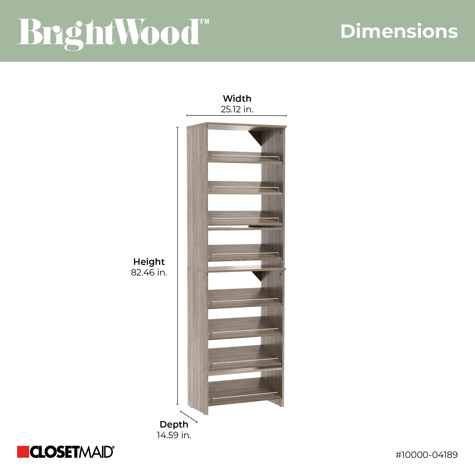 ClosetMaid 10000-04189 Wood-Closet-Accessories - View #4