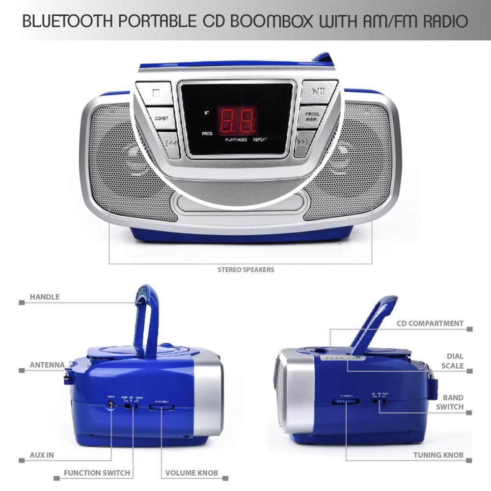 Riptunes CDB-232BTB Portable-Speakers - View #3