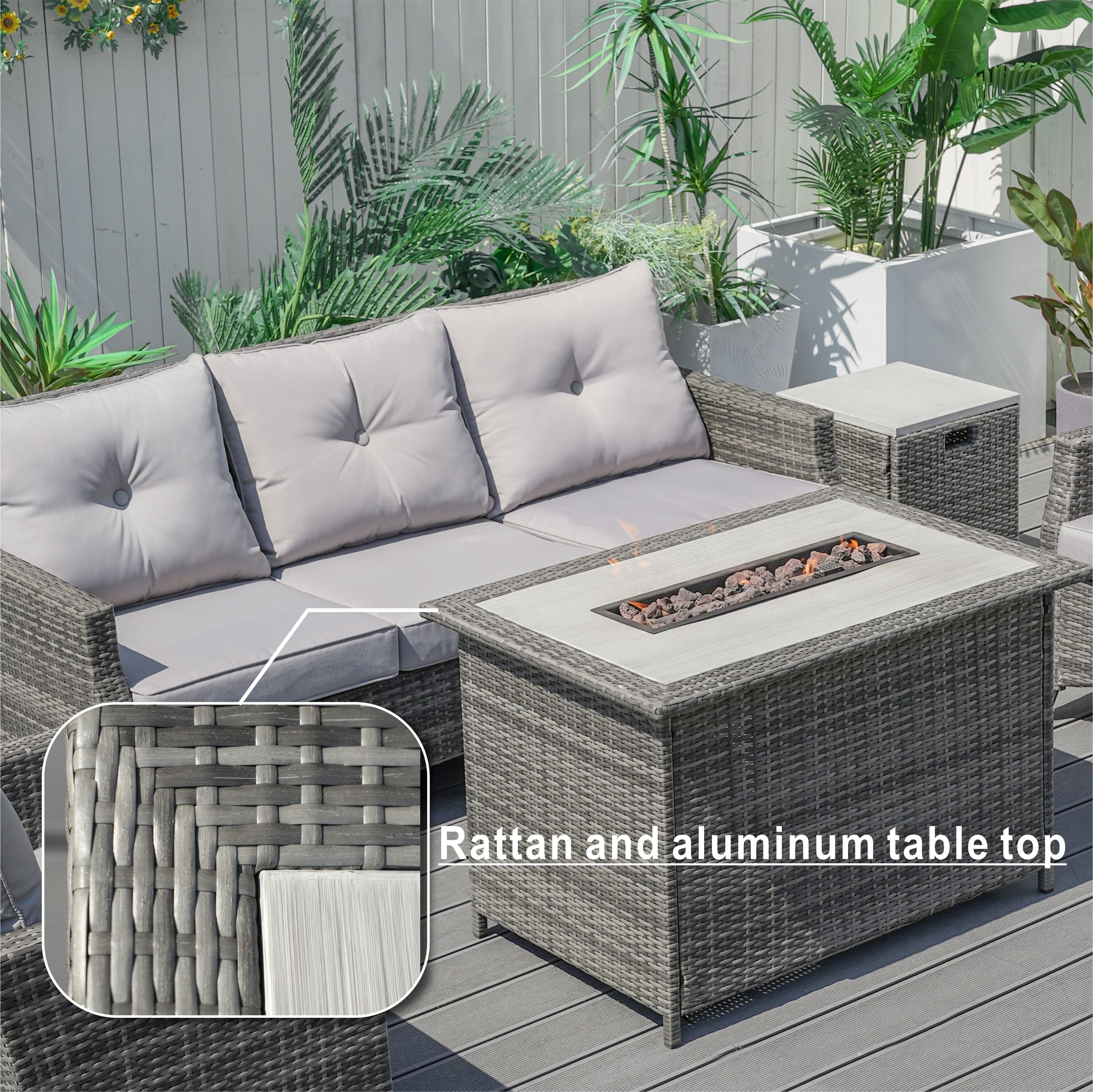 Moda Furnishings PAF-1802H-P Patio-Conversation-Sets - View #9