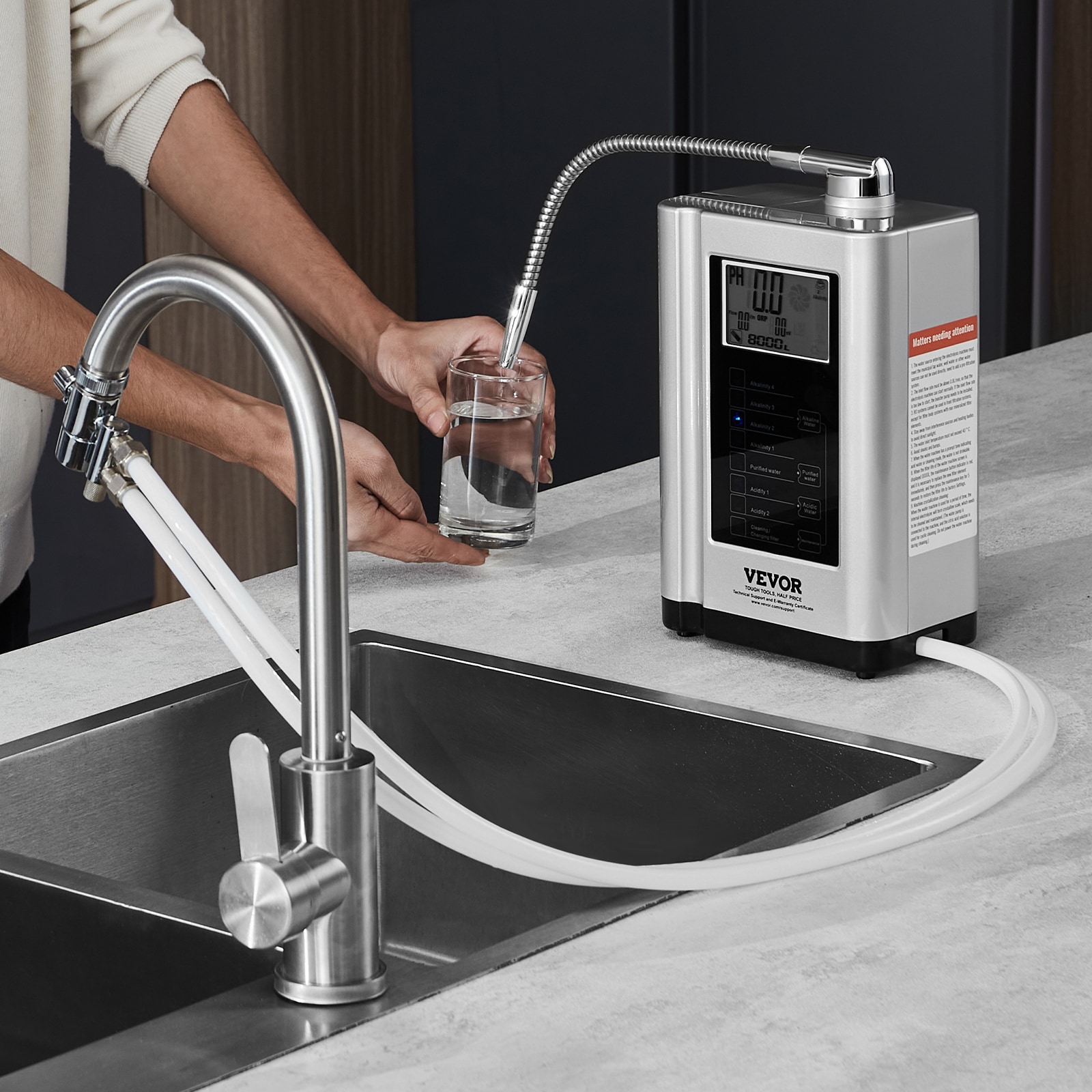 Alkaline water shops machine water ionizer