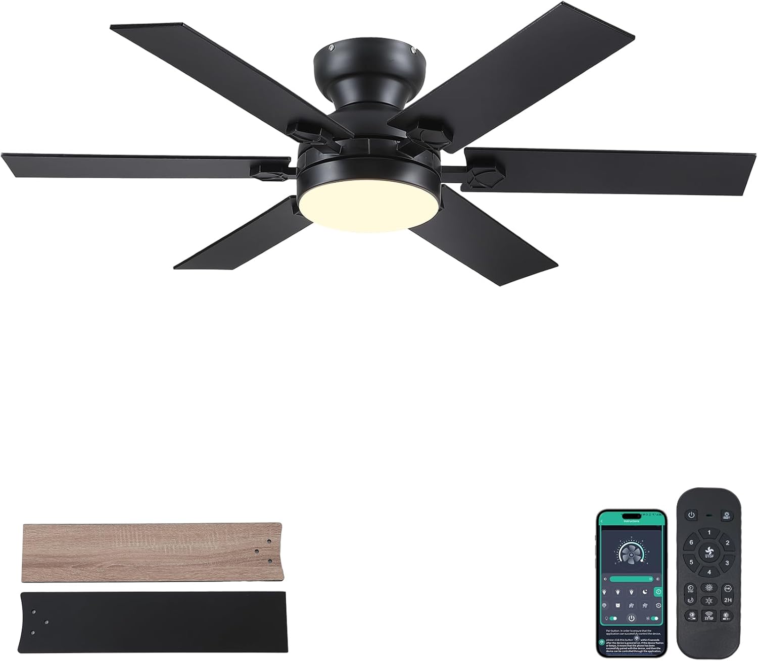 Kviflon LS8900-52BK Ceiling-Fans - View #5