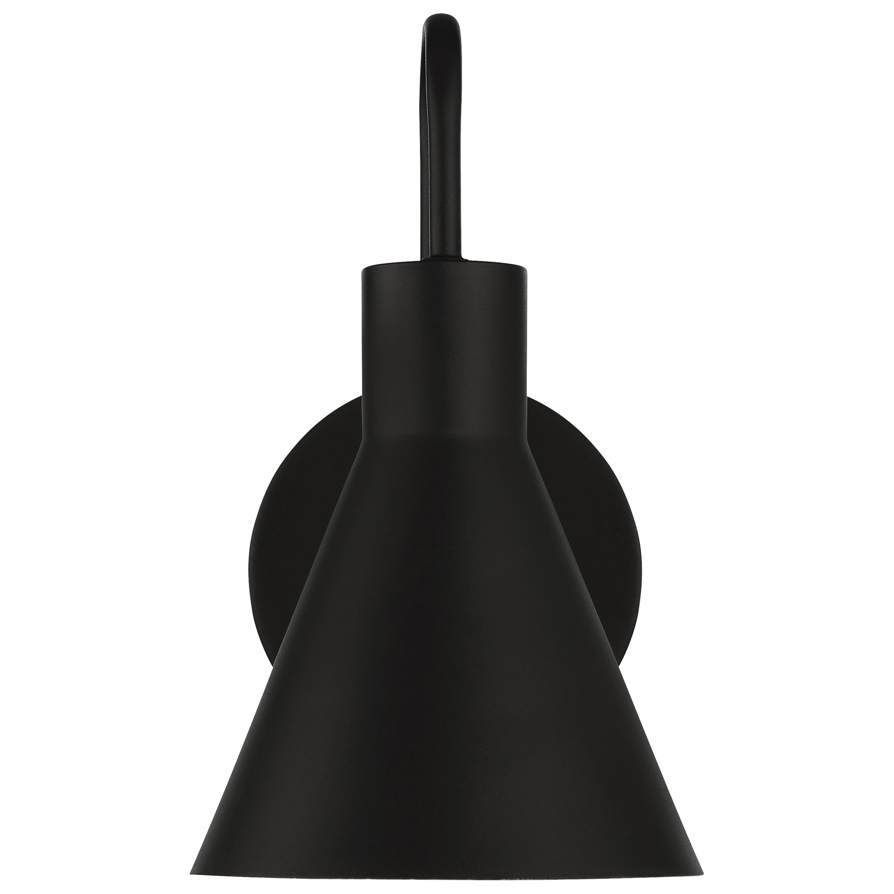 Solano Black Aluminum Dimmable Outdoor LED Wall Sconce