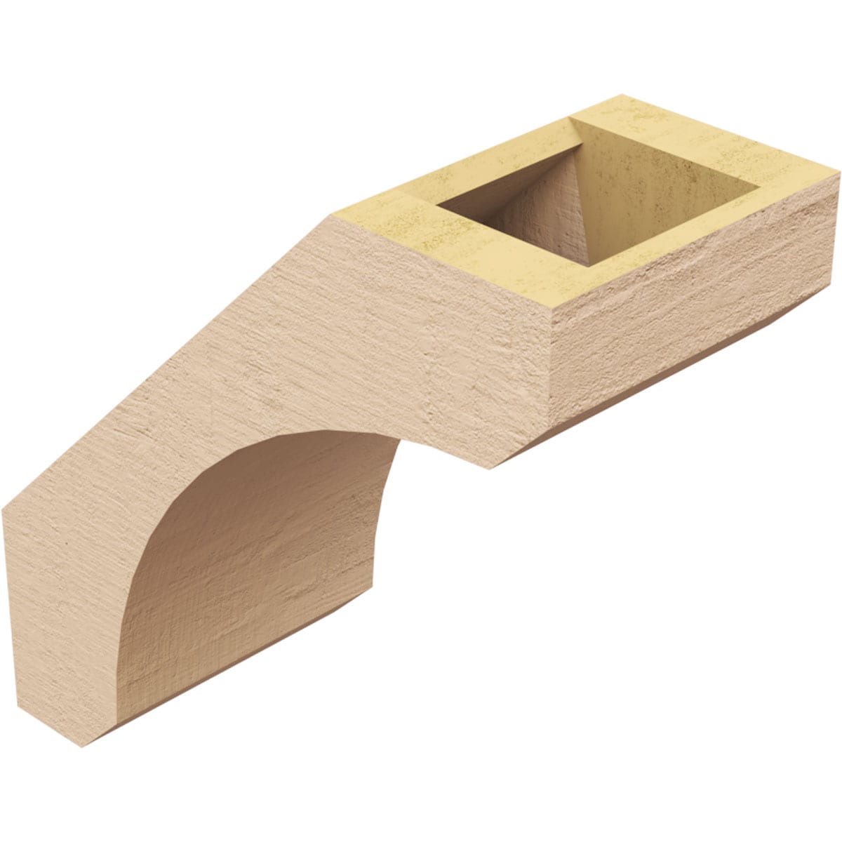 Ekena Millwork BRCUR05X10X10LECRCPR braces - View #6