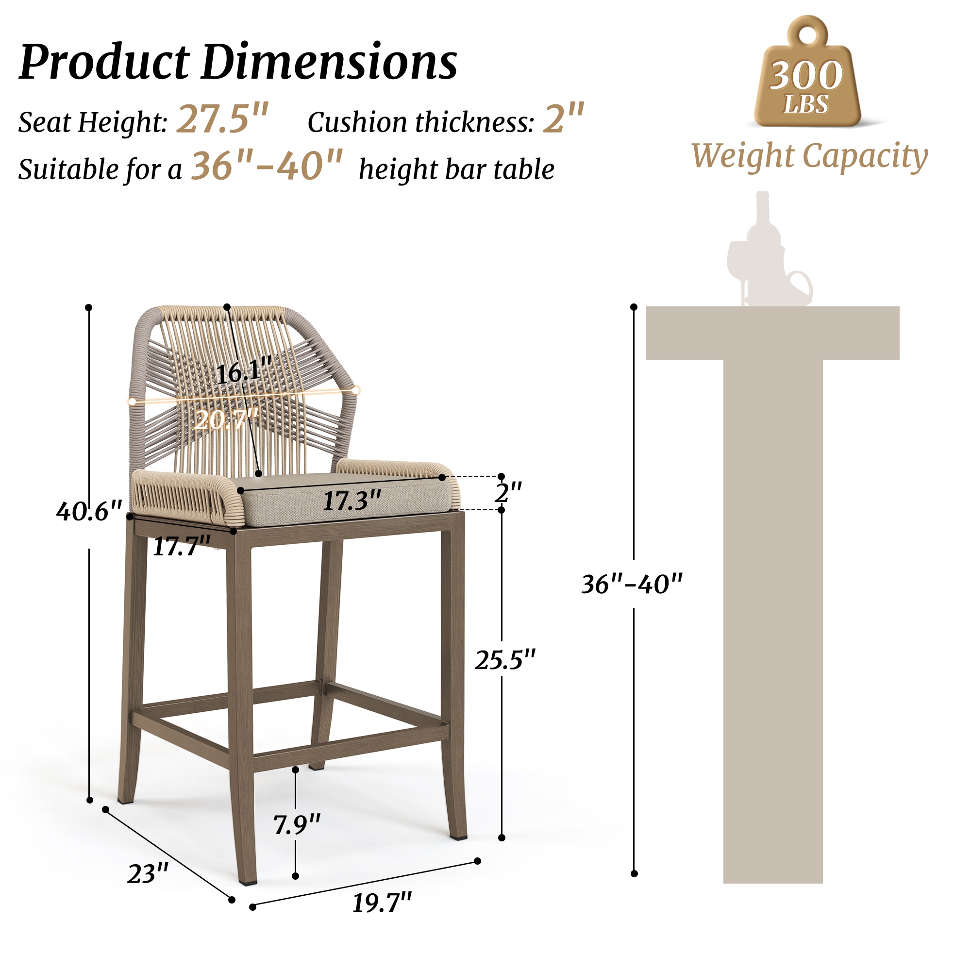 Yurevna JY-038-01LS Patio-Chairs - View #2