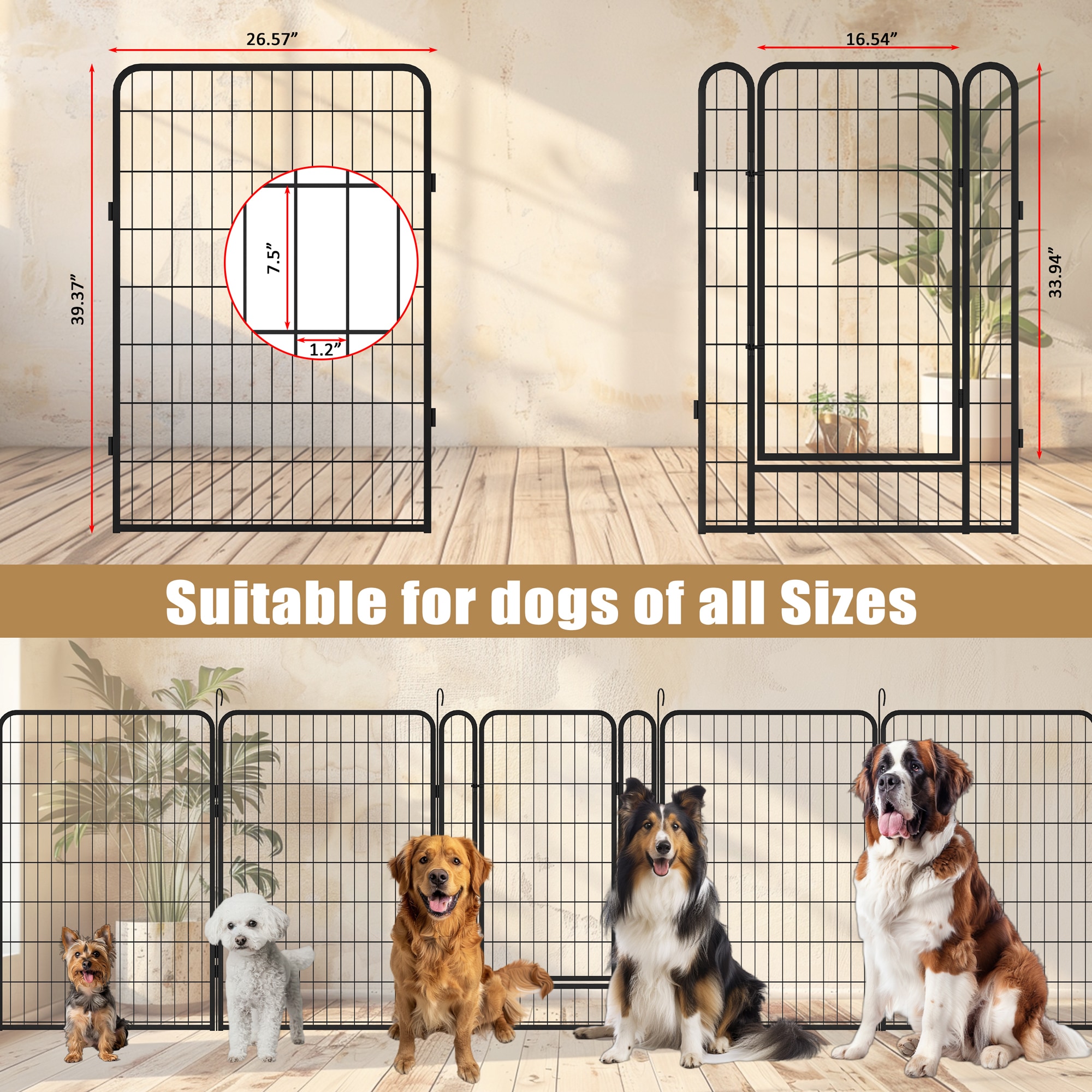 Gaierptone CRXHKE5TP8T Pet-Crates-Carriers - View #5