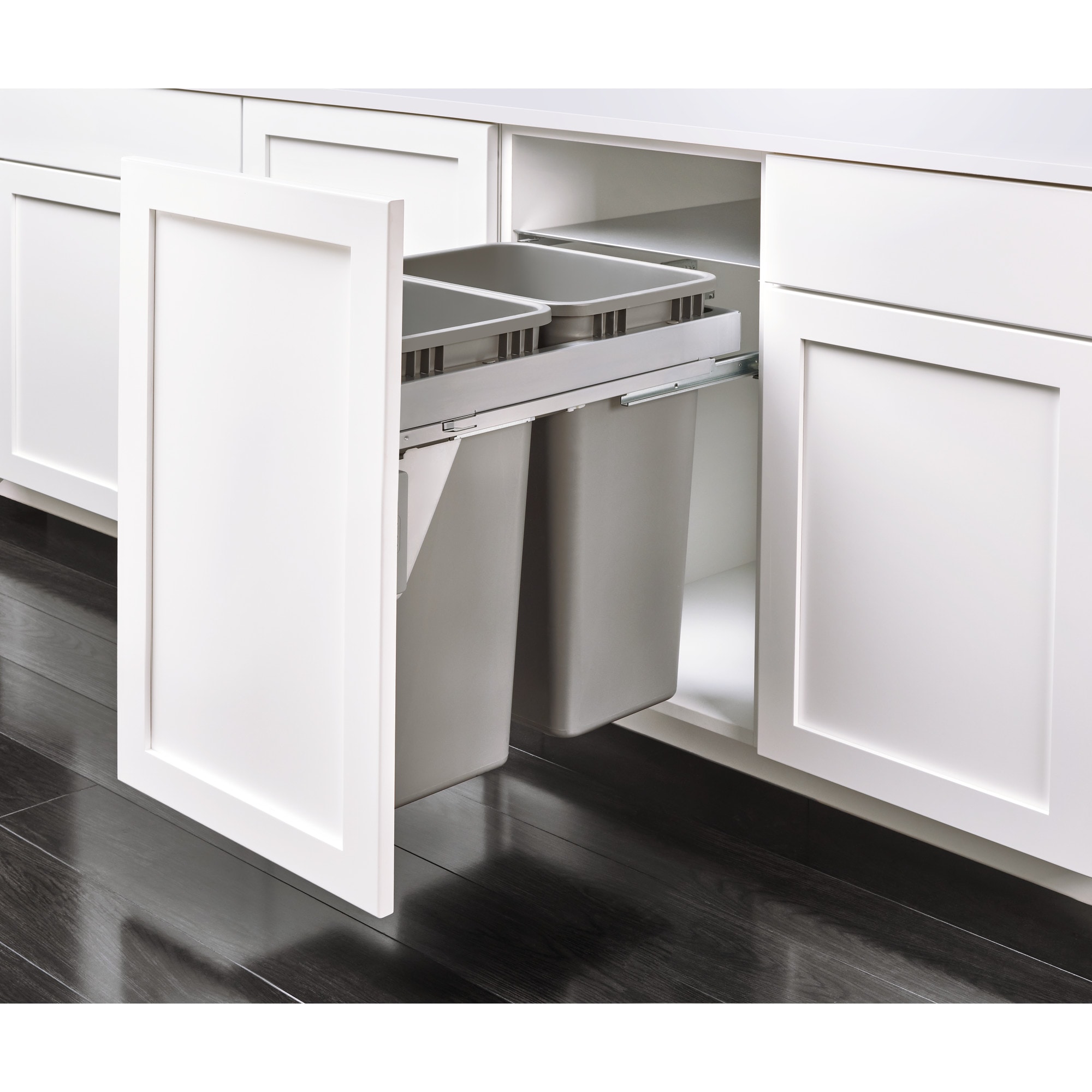 Rev-A-Shelf 53TM-18GSCDM3-FL Pullout-Trash-Cans - View #3
