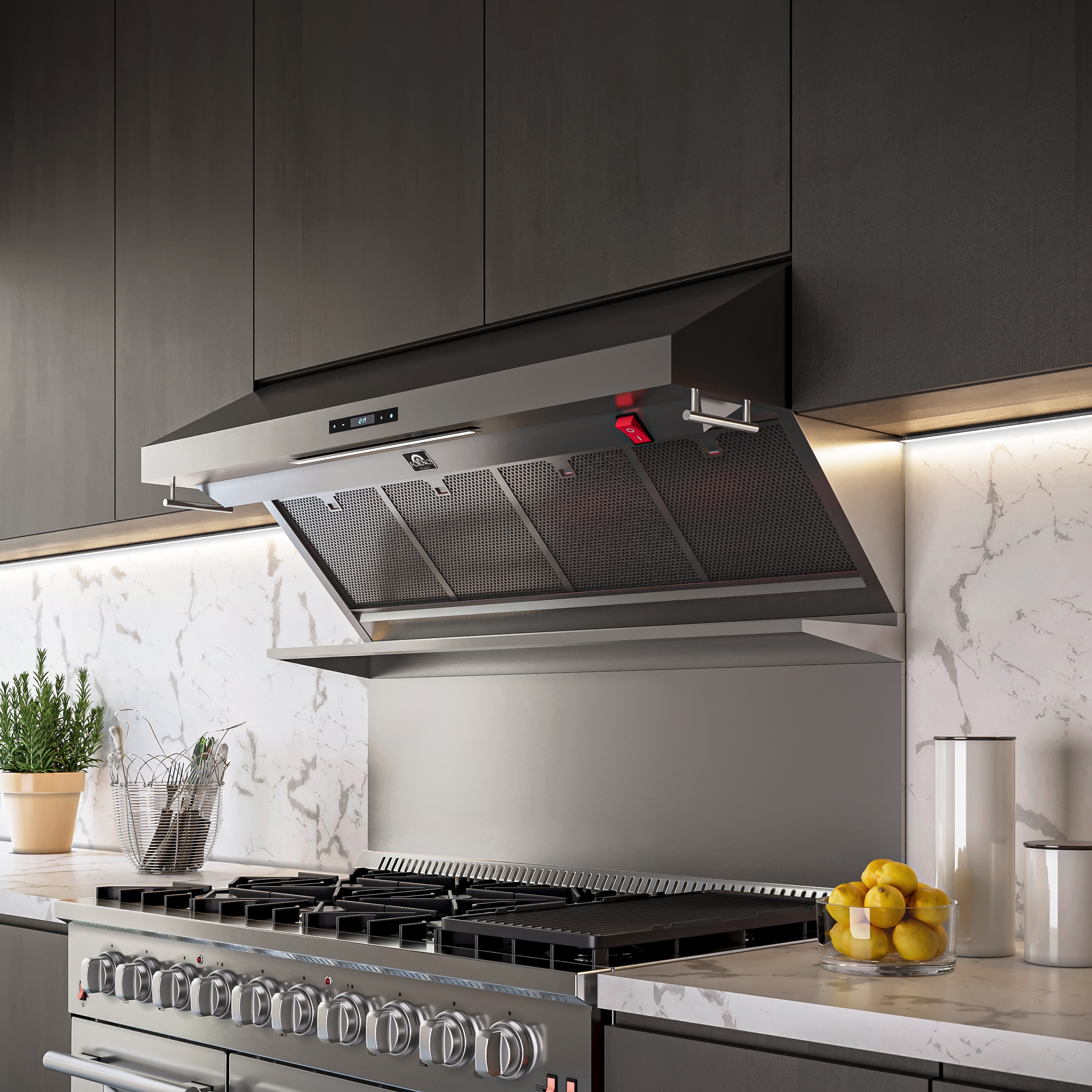 FORNO FRHWM5029-48HB Wall-Mounted-Range-Hoods - View #3