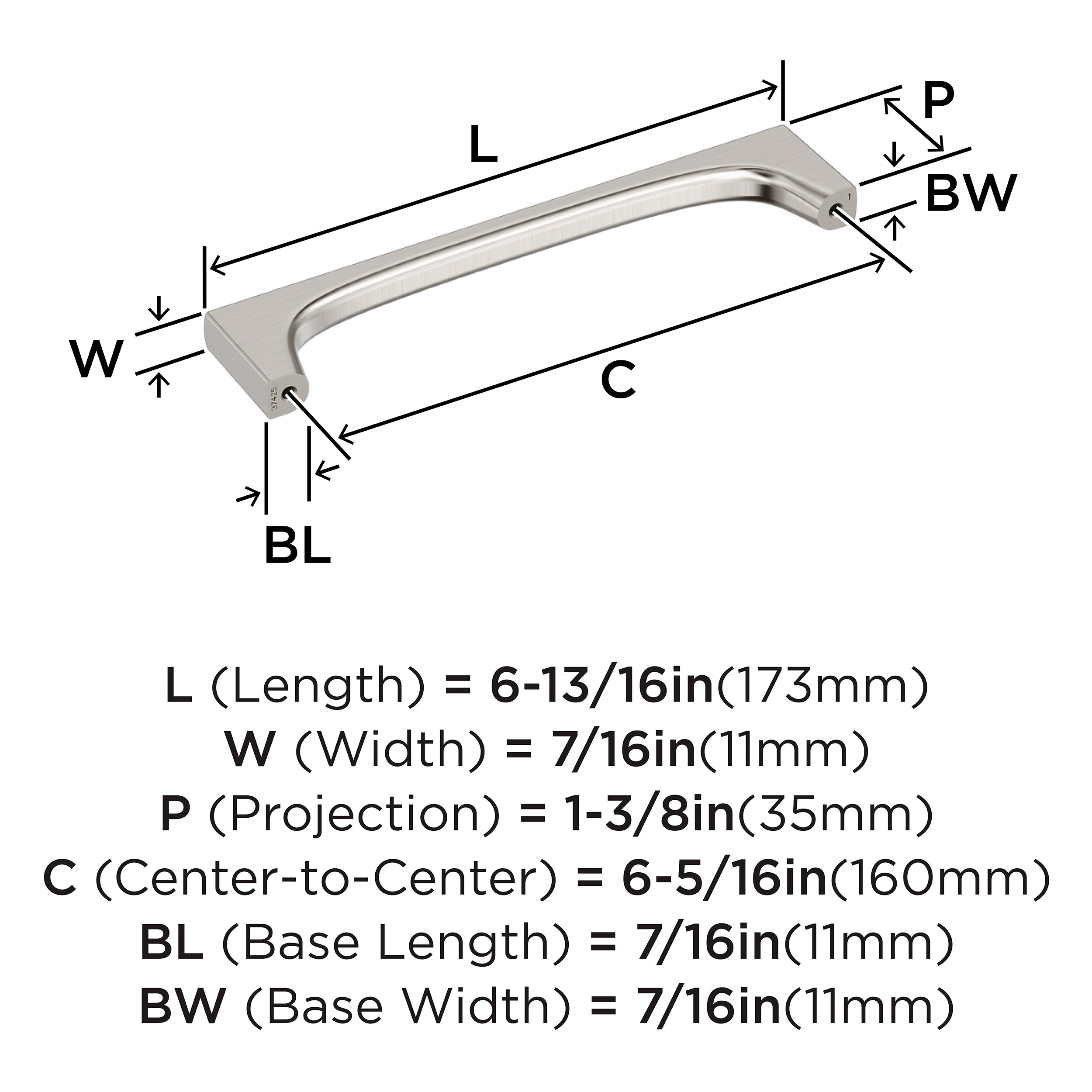 Amerock BP37425G10 Cabinet-Pulls - View #4