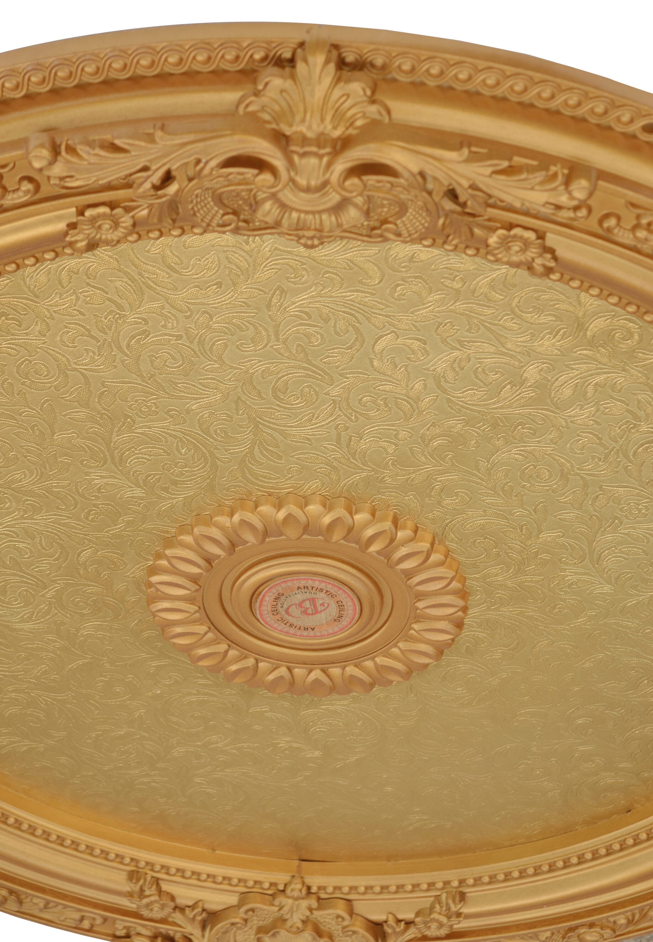 AFD Home 36 in. Round Chandelier Ceiling Medallion - Gold