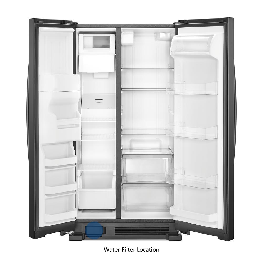 Whirlpool 21.4-cu ft Side-by-Side Refrigerator with Ice Maker, Water ...